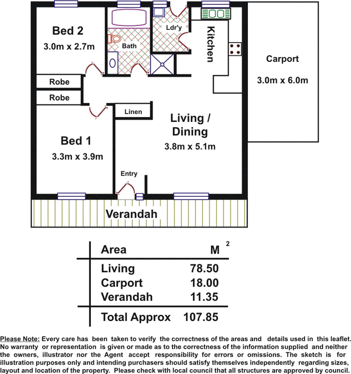 Floorplan of Homely house listing, 2/4 Lisbon Road, Craigmore SA 5114