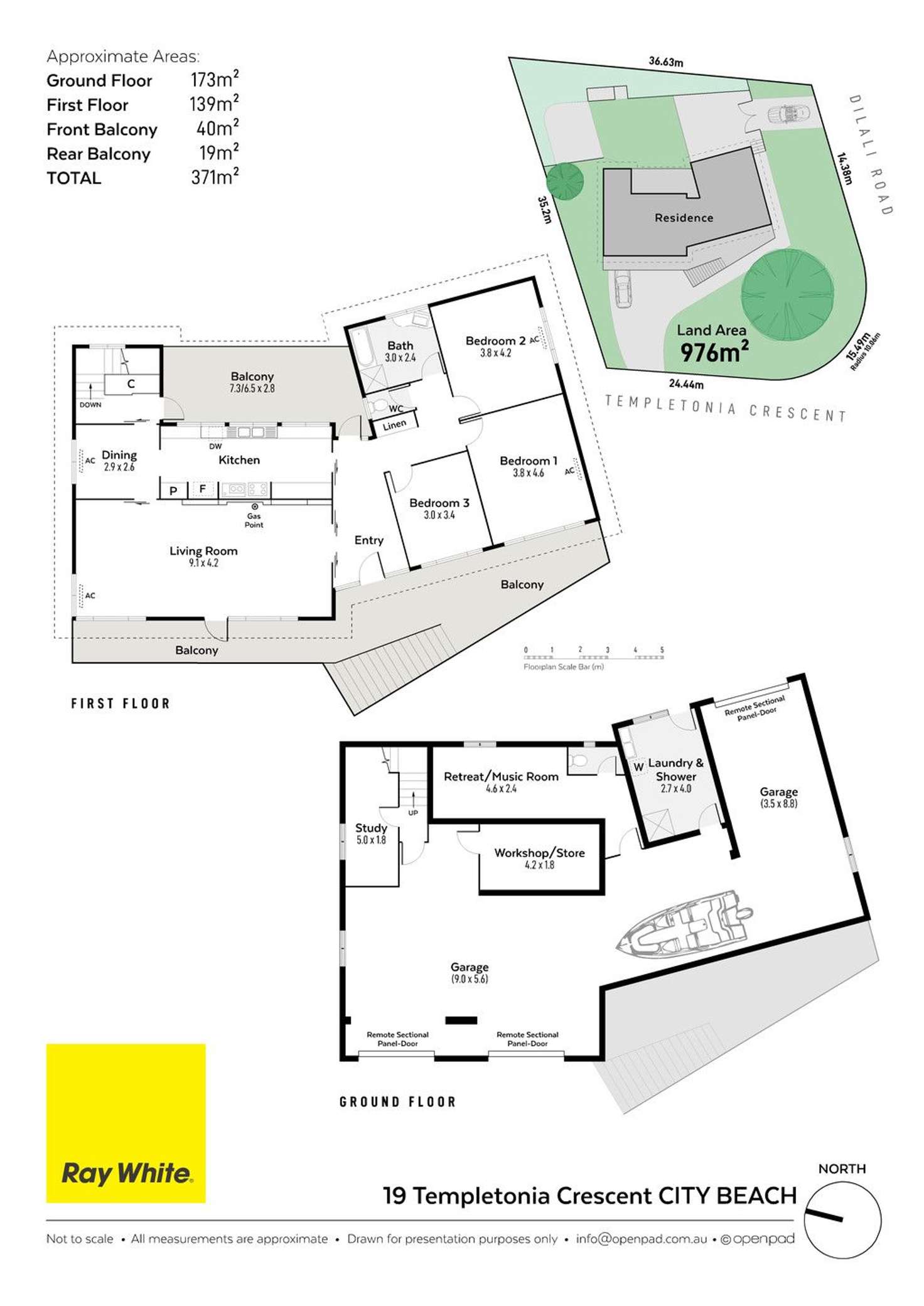 Floorplan of Homely house listing, 19 Templetonia Crescent, City Beach WA 6015