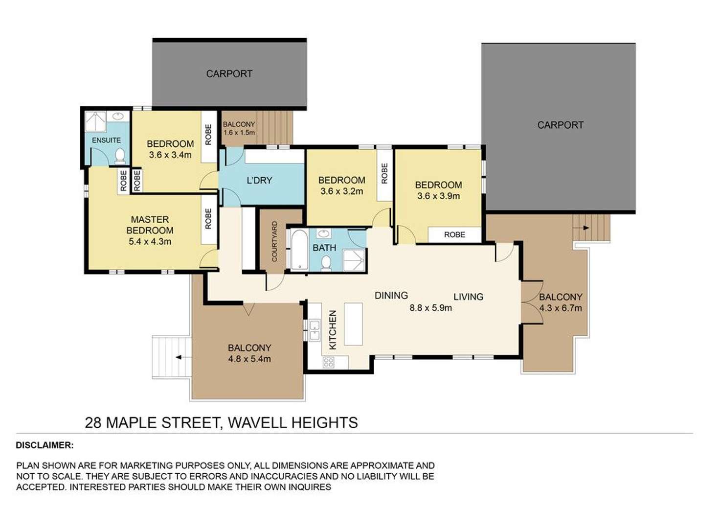 Floorplan of Homely house listing, 28 Maple Street, Wavell Heights QLD 4012