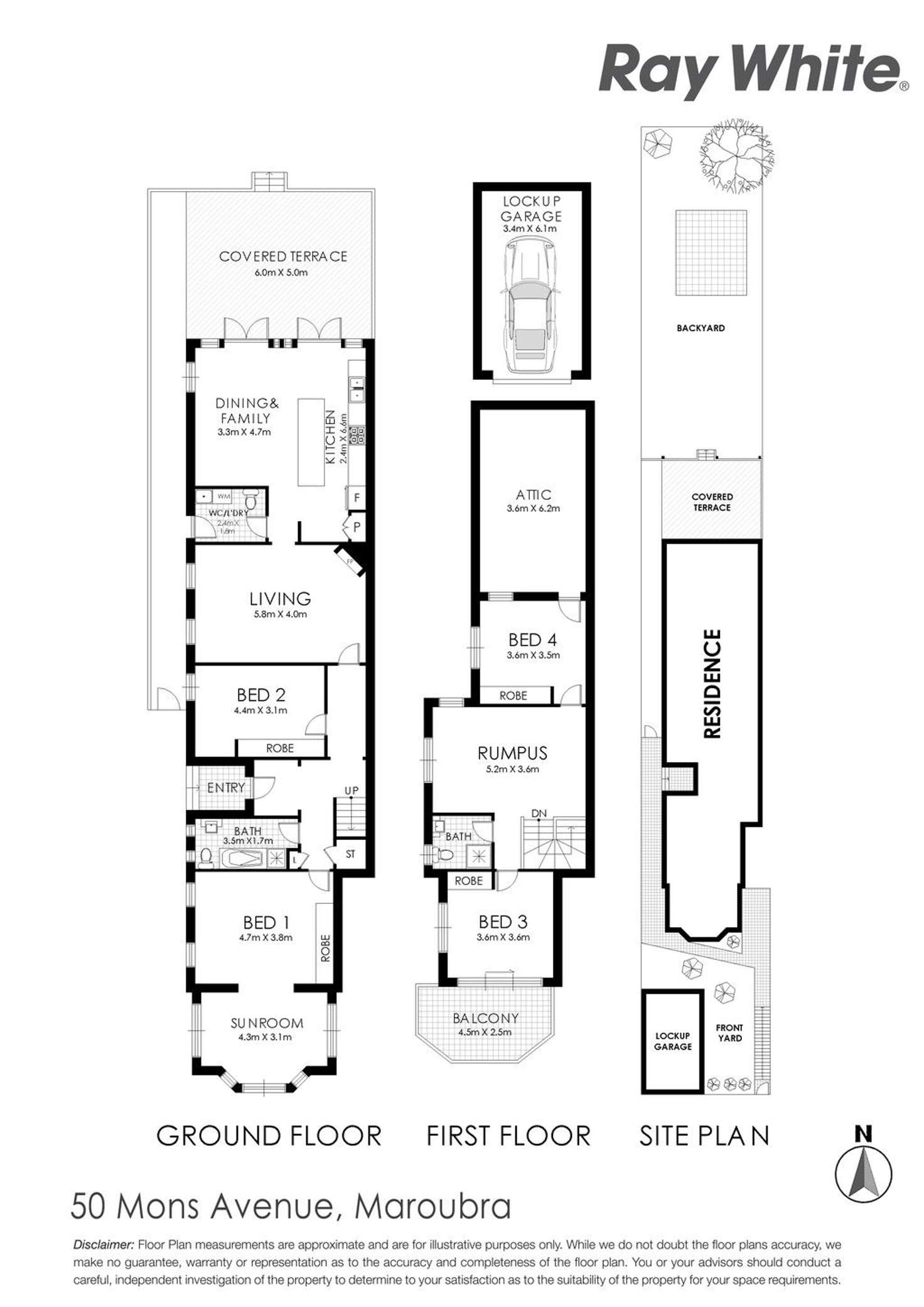 Floorplan of Homely house listing, 50 Mons Avenue, Maroubra NSW 2035