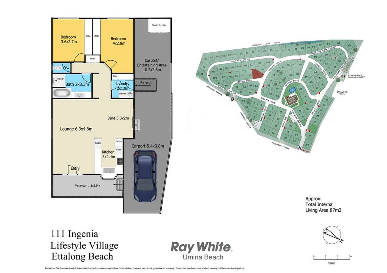 Floorplan of Homely villa listing, 111/1 Fassifern Street, Ettalong Beach NSW 2257