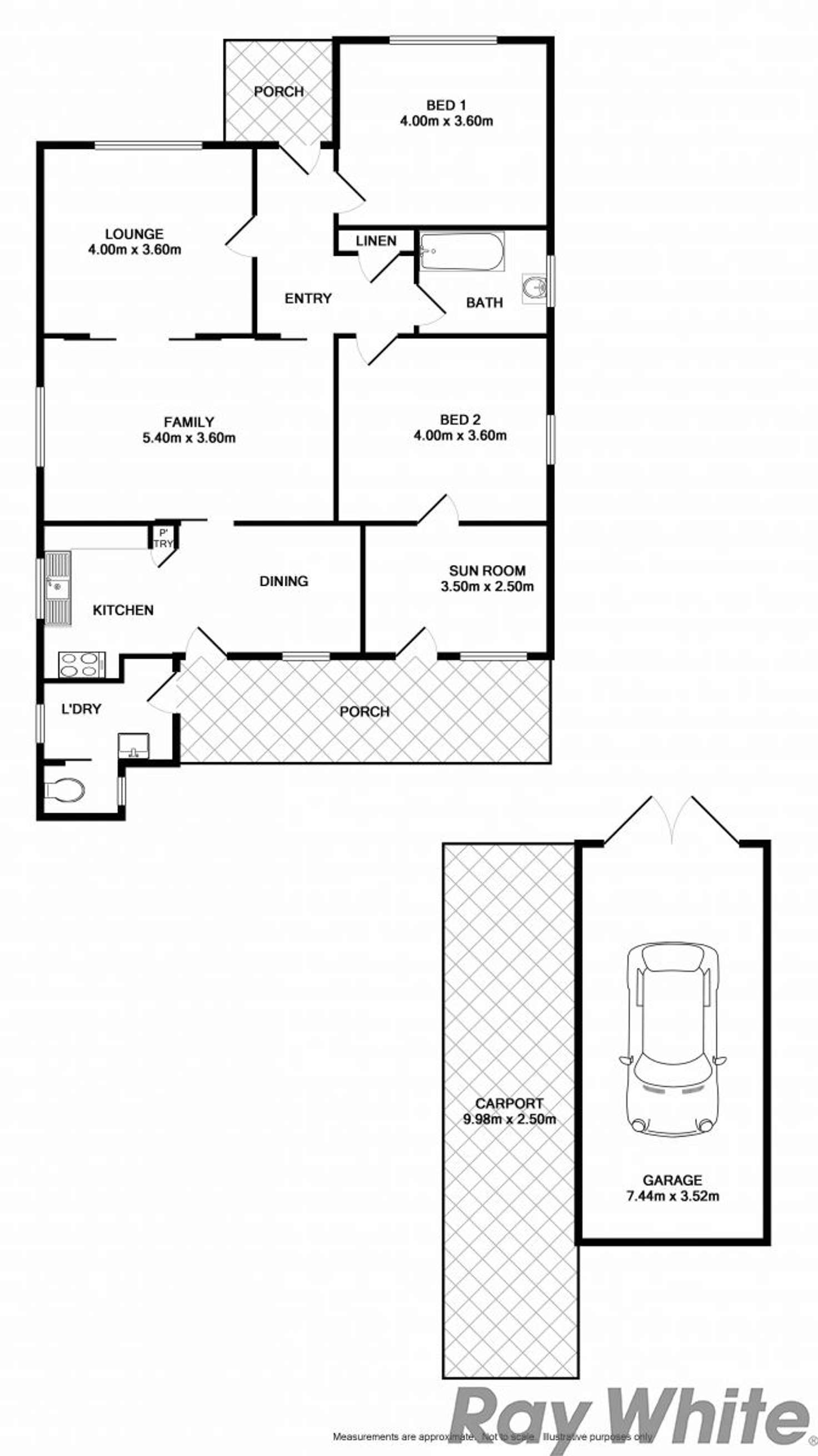 Floorplan of Homely house listing, 25 Bridge Street West, Benalla VIC 3672