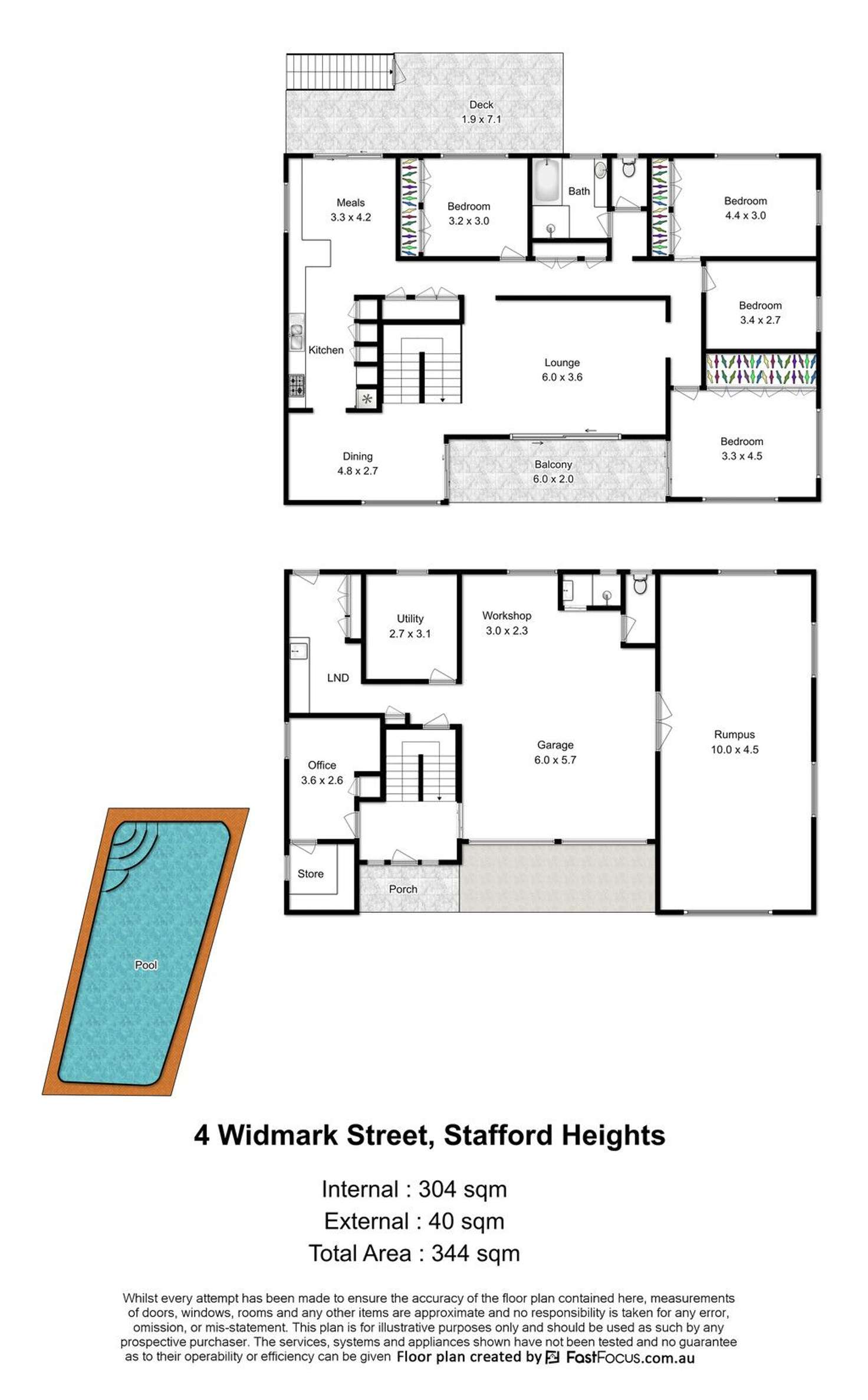 Floorplan of Homely house listing, 4 Widmark Street, Stafford Heights QLD 4053
