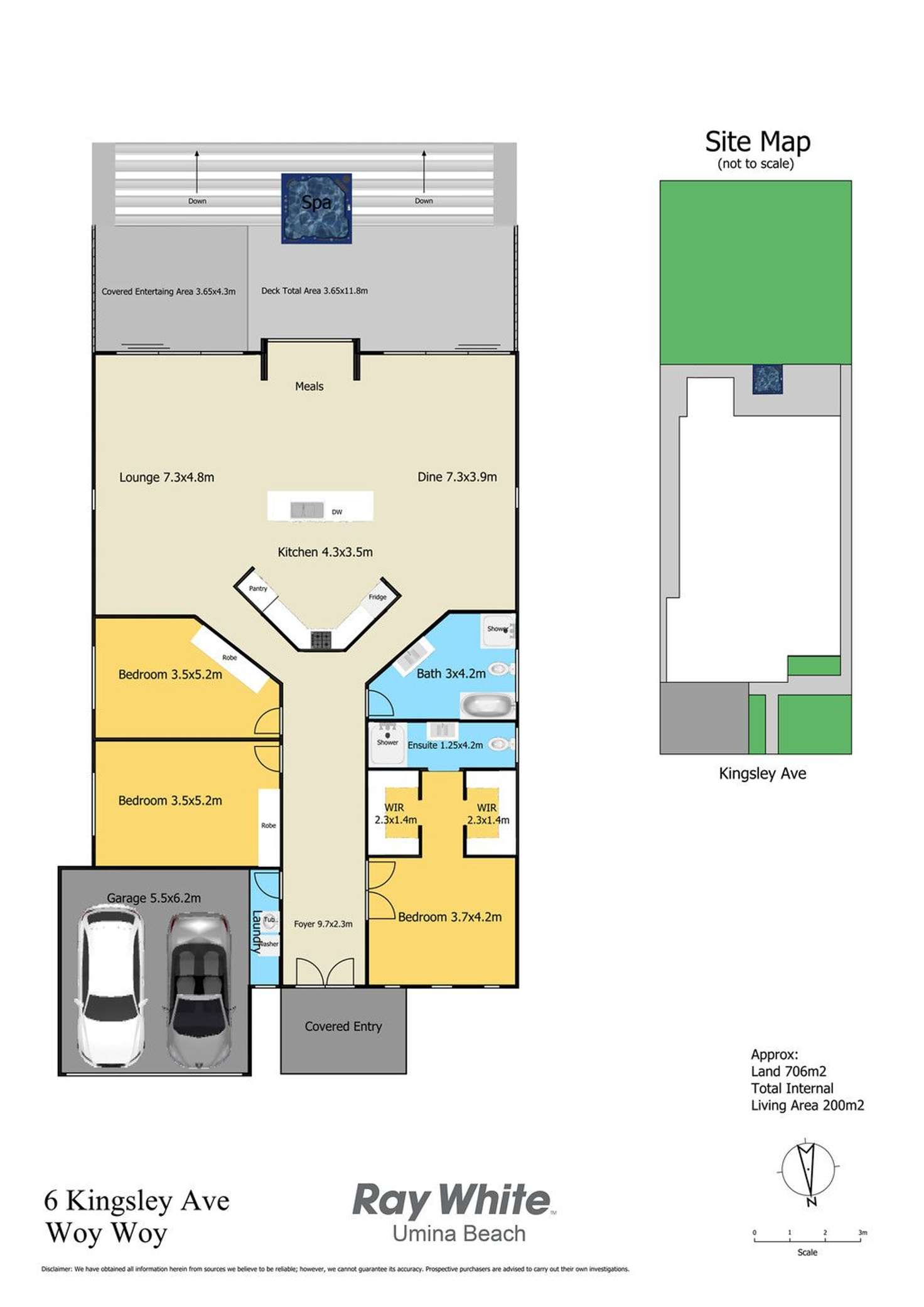 Floorplan of Homely house listing, 6 Kingsley Avenue, Woy Woy NSW 2256