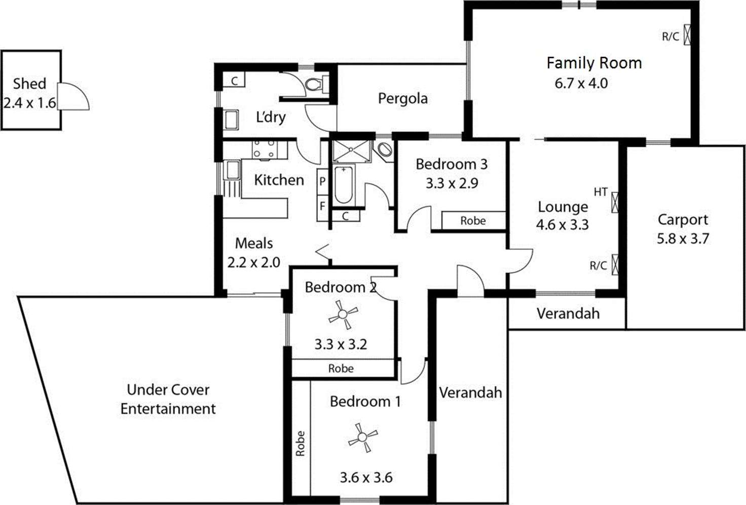 Floorplan of Homely house listing, 1 Hereford Street, Lockleys SA 5032