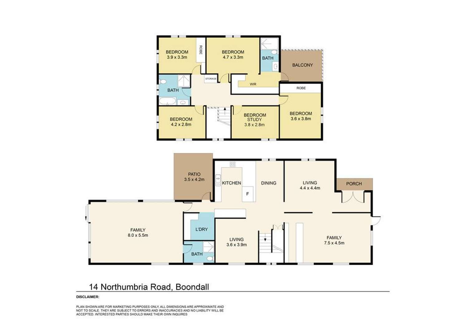 Floorplan of Homely house listing, 14 Northumbria Road, Boondall QLD 4034