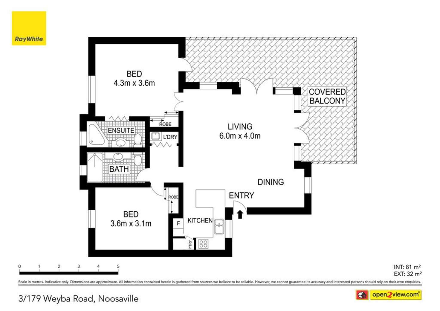 Floorplan of Homely unit listing, 3/179 Weyba Road, Noosaville QLD 4566