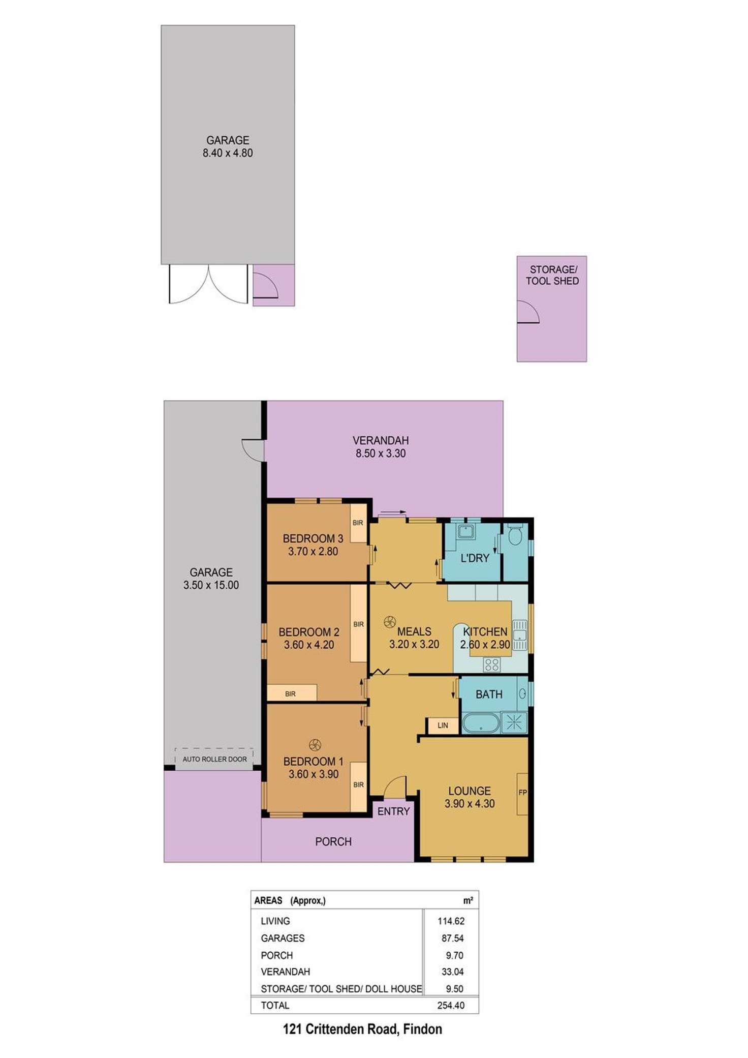 Floorplan of Homely house listing, 121 Crittenden Road, Findon SA 5023