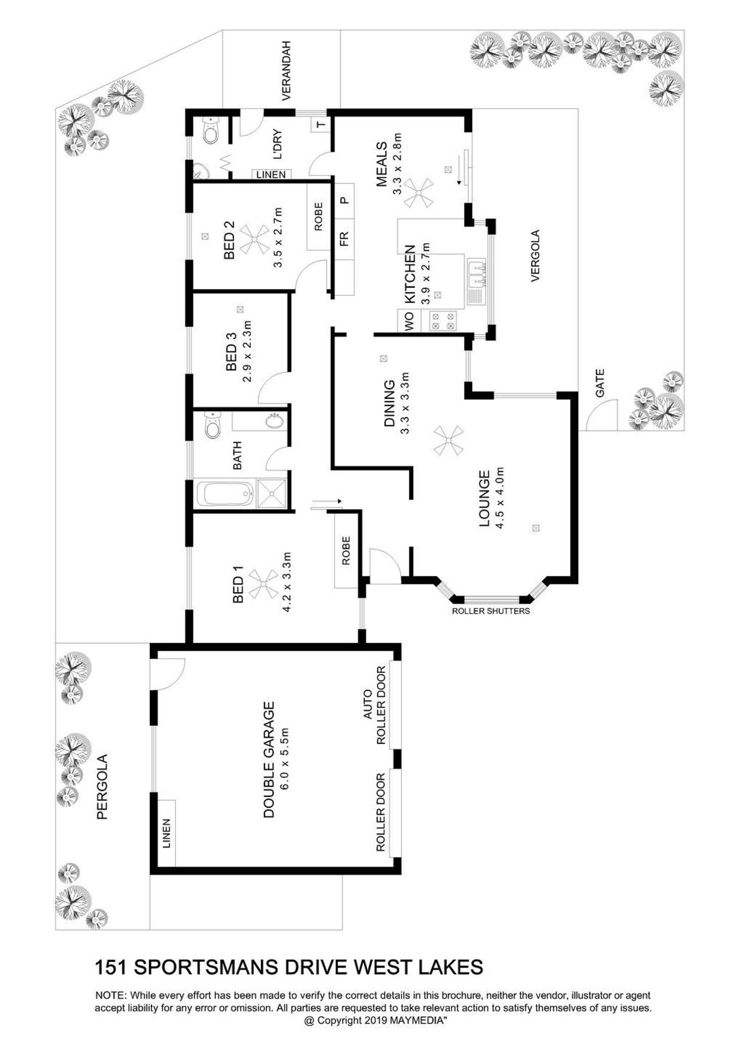Floorplan of Homely house listing, 151 Sportsmans Drive, West Lakes SA 5021