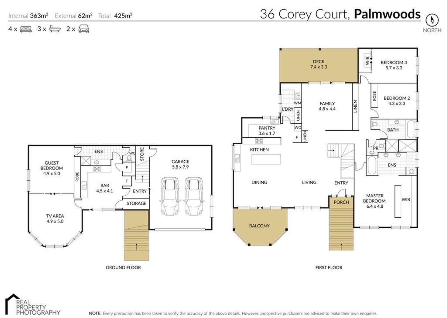 Floorplan of Homely house listing, 36 Corey Court, Palmwoods QLD 4555