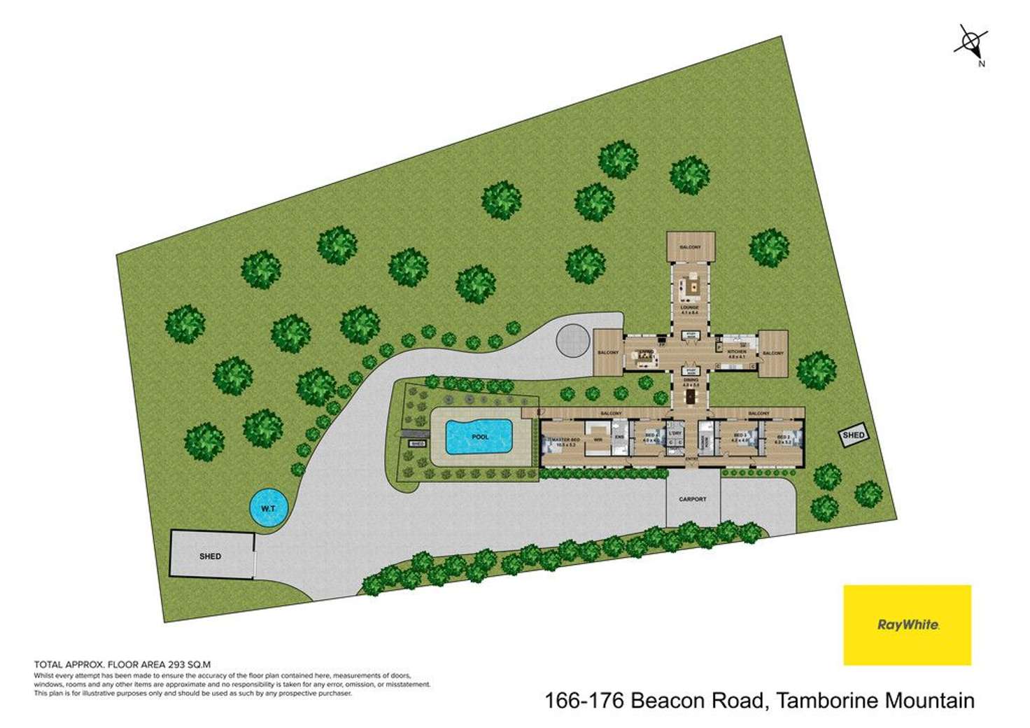 Floorplan of Homely house listing, 166-176 Beacon Road, Tamborine Mountain QLD 4272