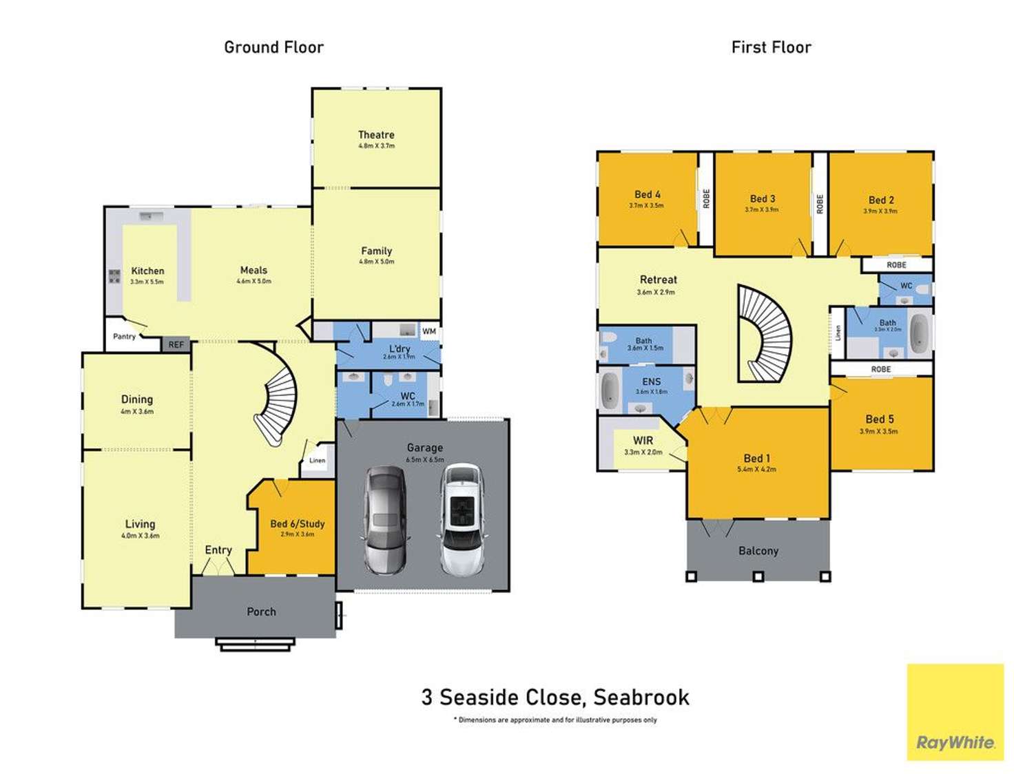 Floorplan of Homely house listing, 3 Seaside Close, Seabrook VIC 3028