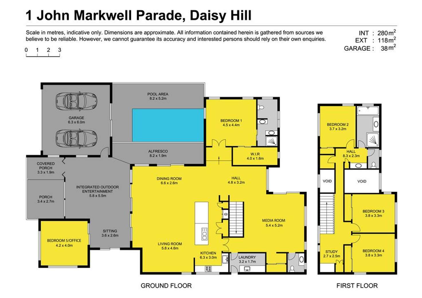 Floorplan of Homely house listing, 1 John Markwell Parade, Daisy Hill QLD 4127