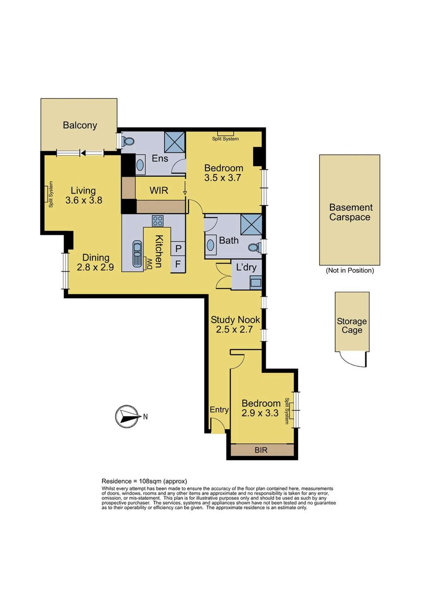 Floorplan of Homely apartment listing, 28/881 Doncaster Road, Doncaster East VIC 3109