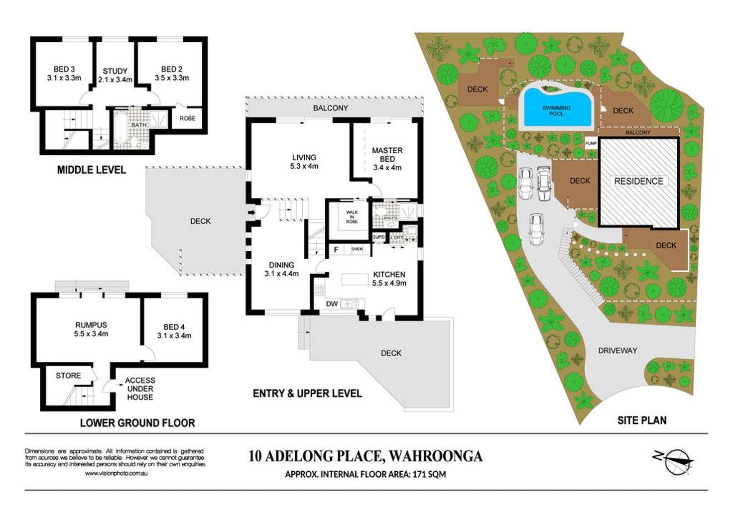 Floorplan of Homely house listing, 10 Adelong Place, Wahroonga NSW 2076