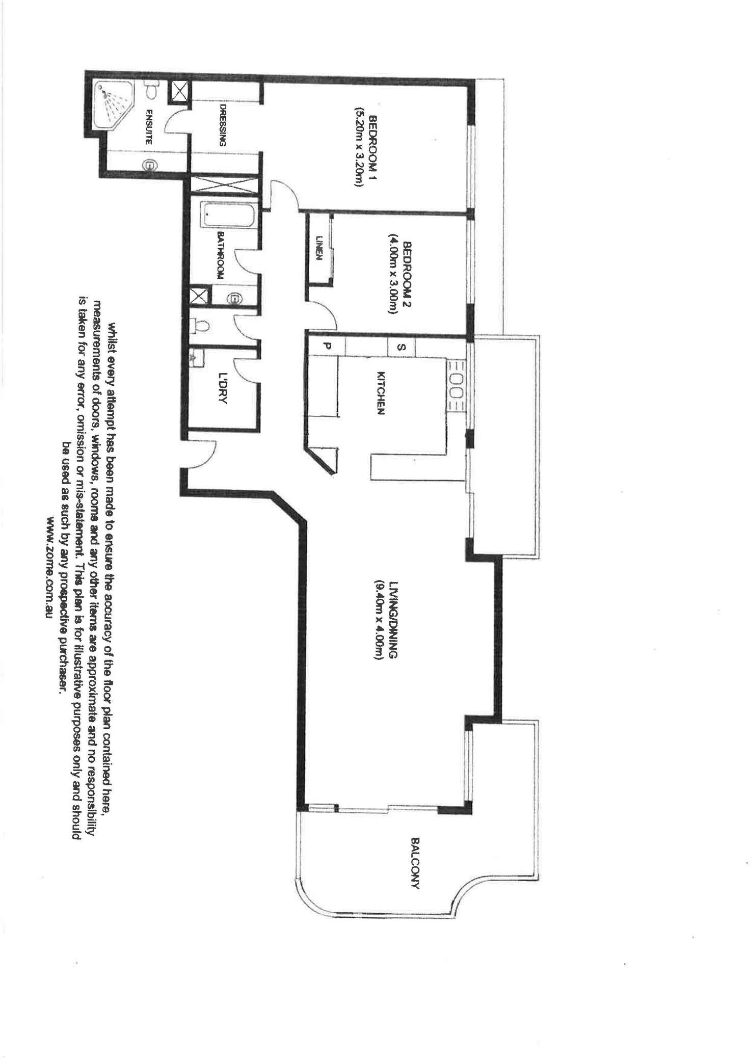 Floorplan of Homely unit listing, 11A/10 Marine Parade, Southport QLD 4215