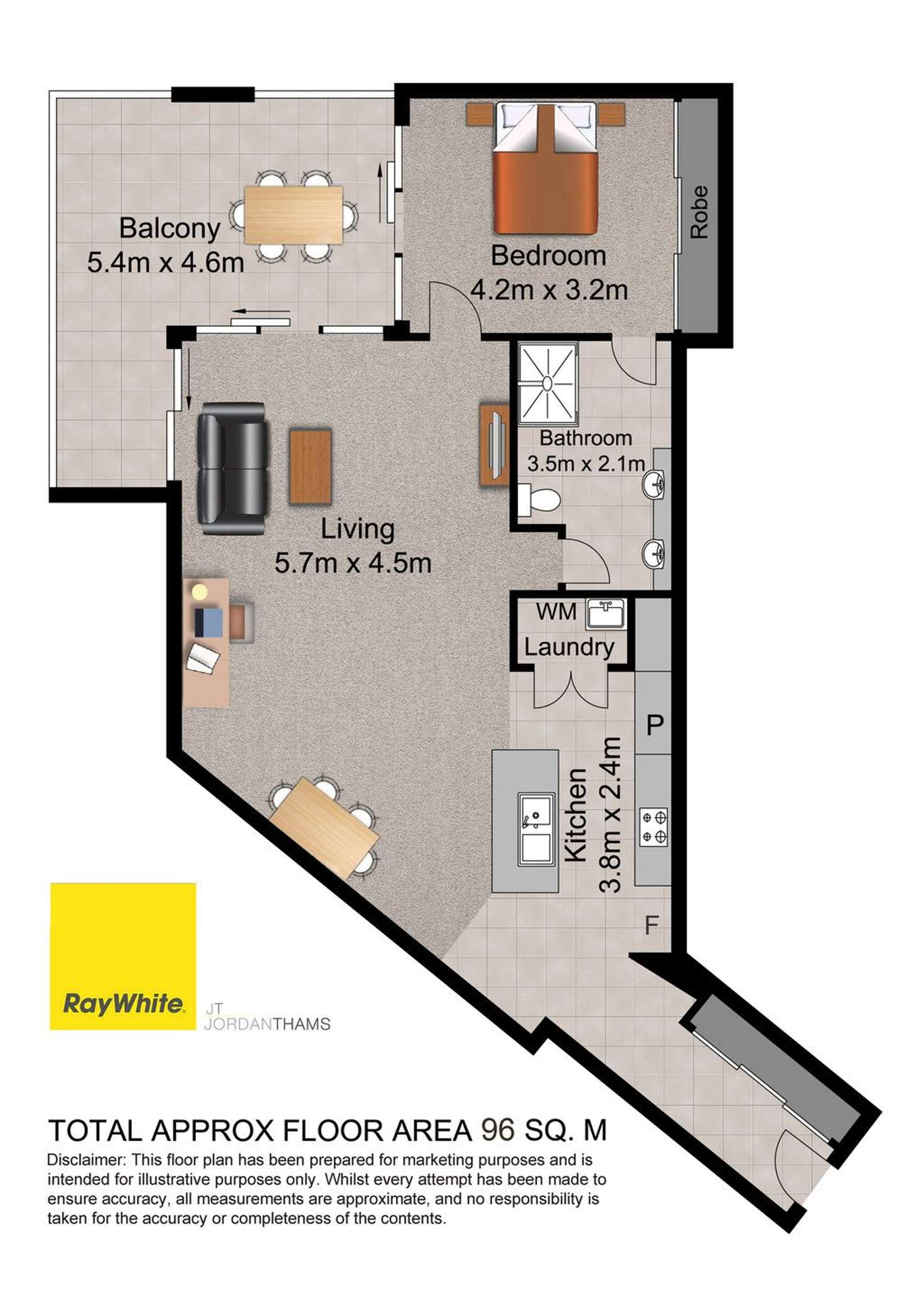 Floorplan of Homely apartment listing, 18 Fern Street, Surfers Paradise QLD 4217