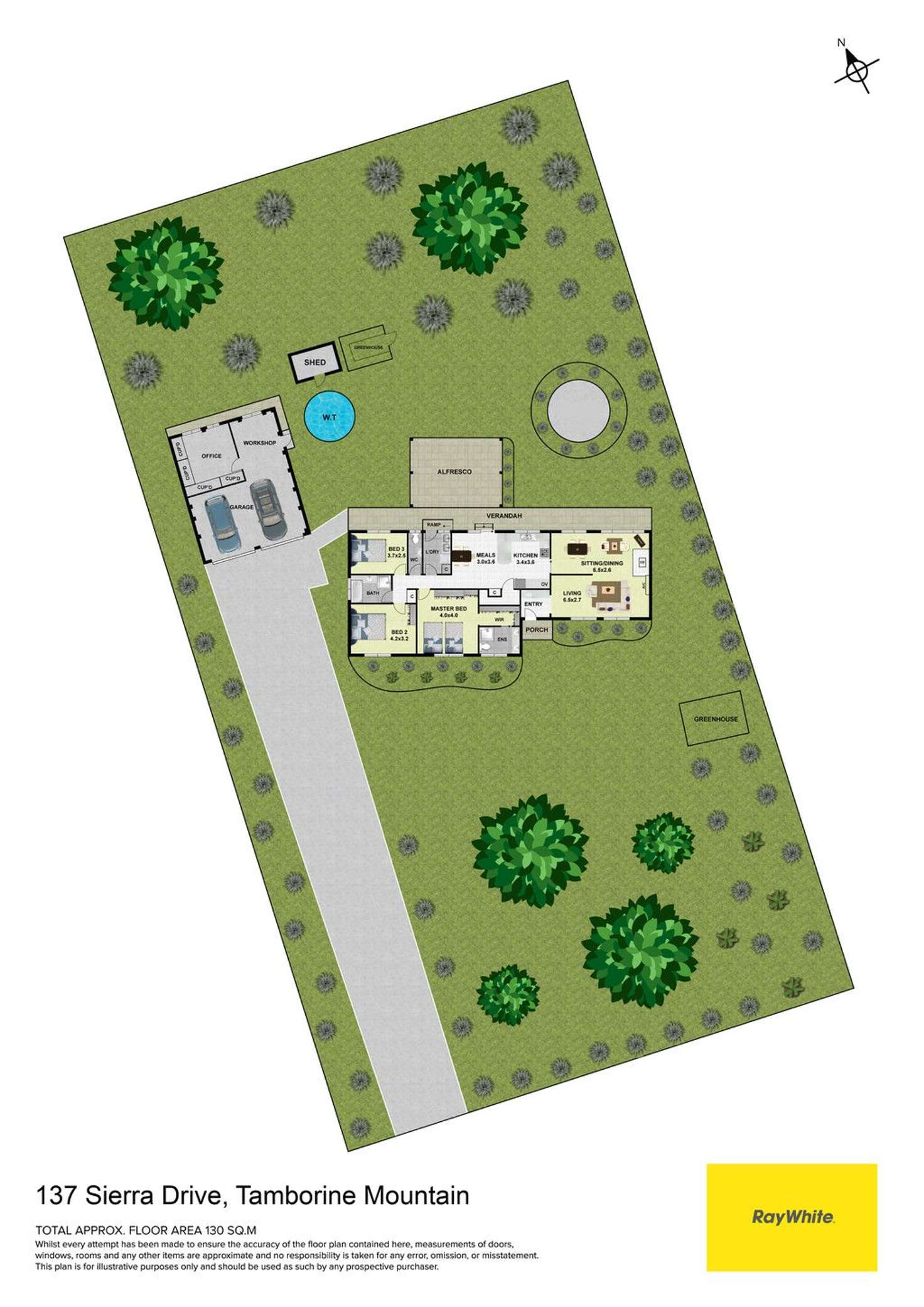 Floorplan of Homely house listing, 135-137 Sierra Drive, Tamborine Mountain QLD 4272