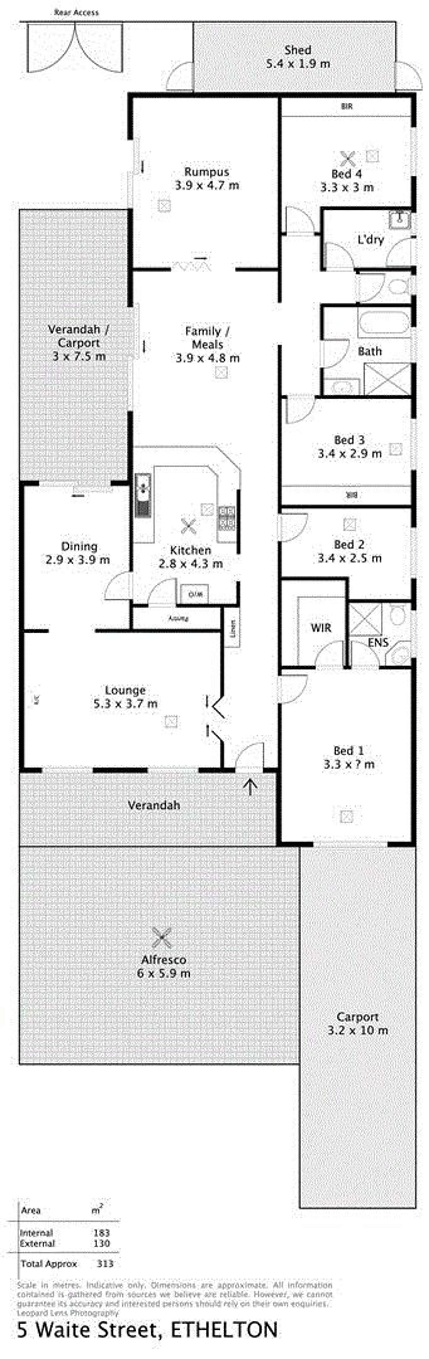 Floorplan of Homely house listing, 5 Waite Street, Ethelton SA 5015