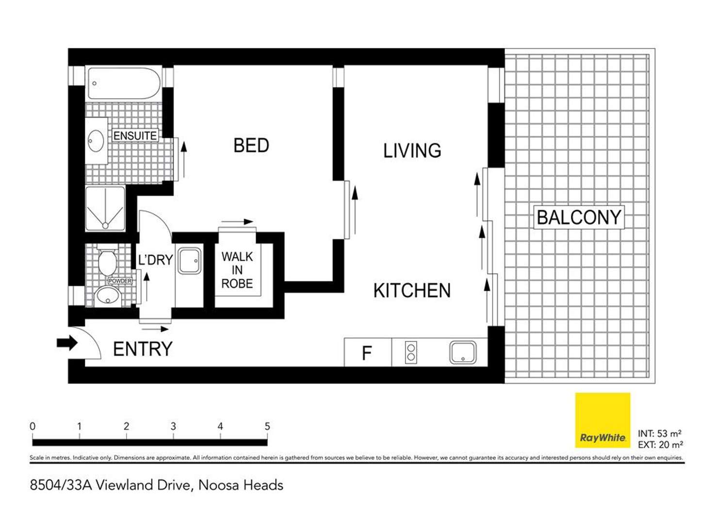Floorplan of Homely unit listing, 8504/5 Morwong Drive, Noosa Heads QLD 4567