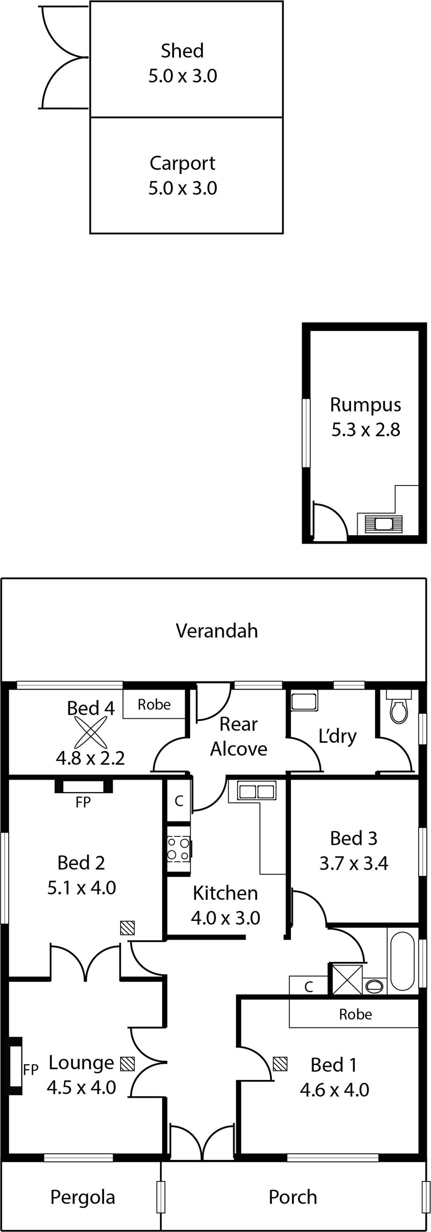 Floorplan of Homely house listing, 317 Greenhill Road, Toorak Gardens SA 5065