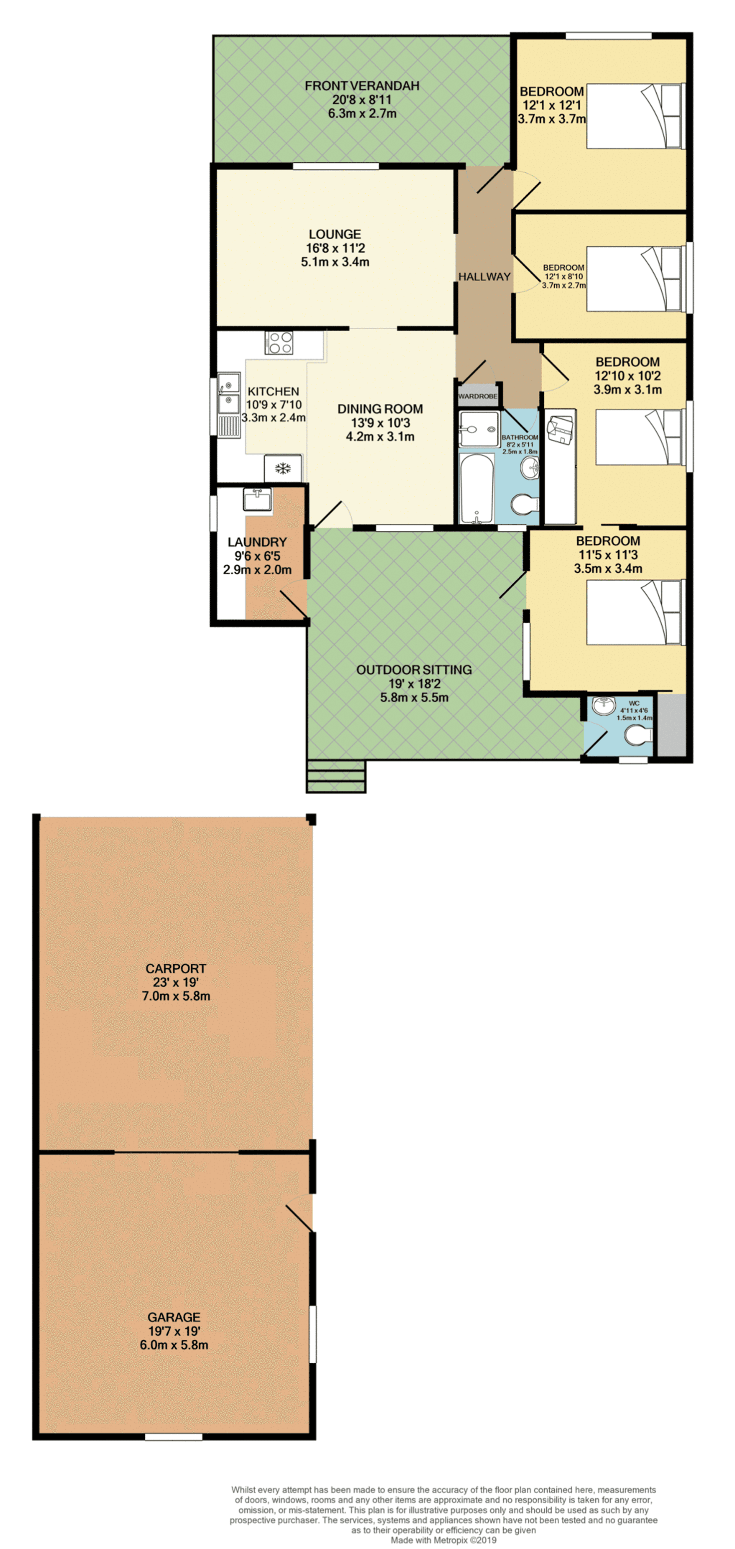 Floorplan of Homely house listing, 51 Paton Street, Merrylands NSW 2160