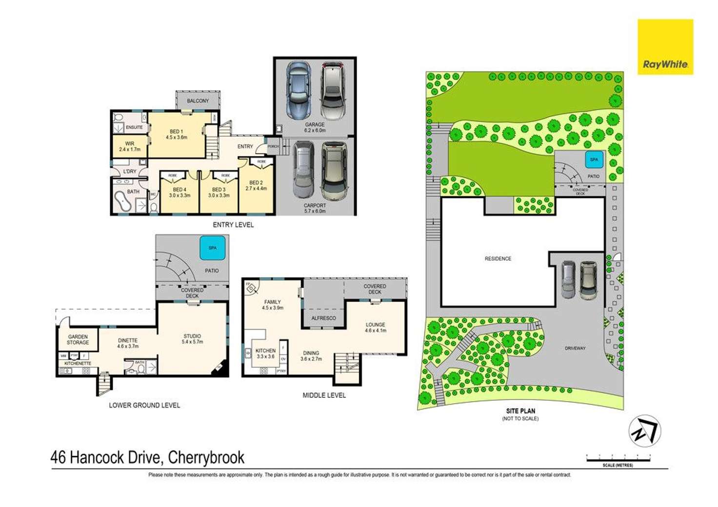 Floorplan of Homely house listing, 46 Hancock Drive, Cherrybrook NSW 2126