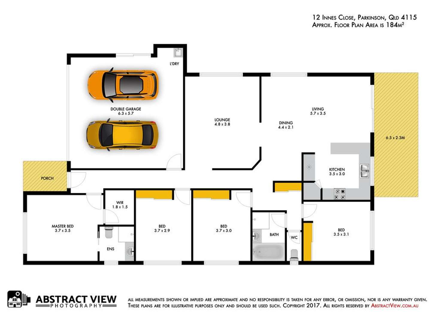 Floorplan of Homely house listing, 12 Innes Close, Parkinson QLD 4115