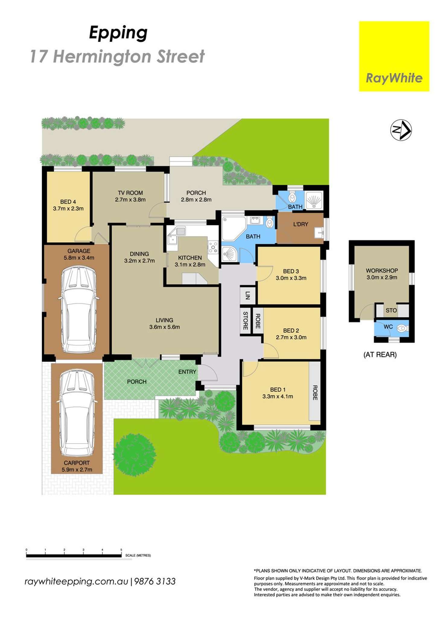 Floorplan of Homely house listing, 17 Hermington Street, Epping NSW 2121