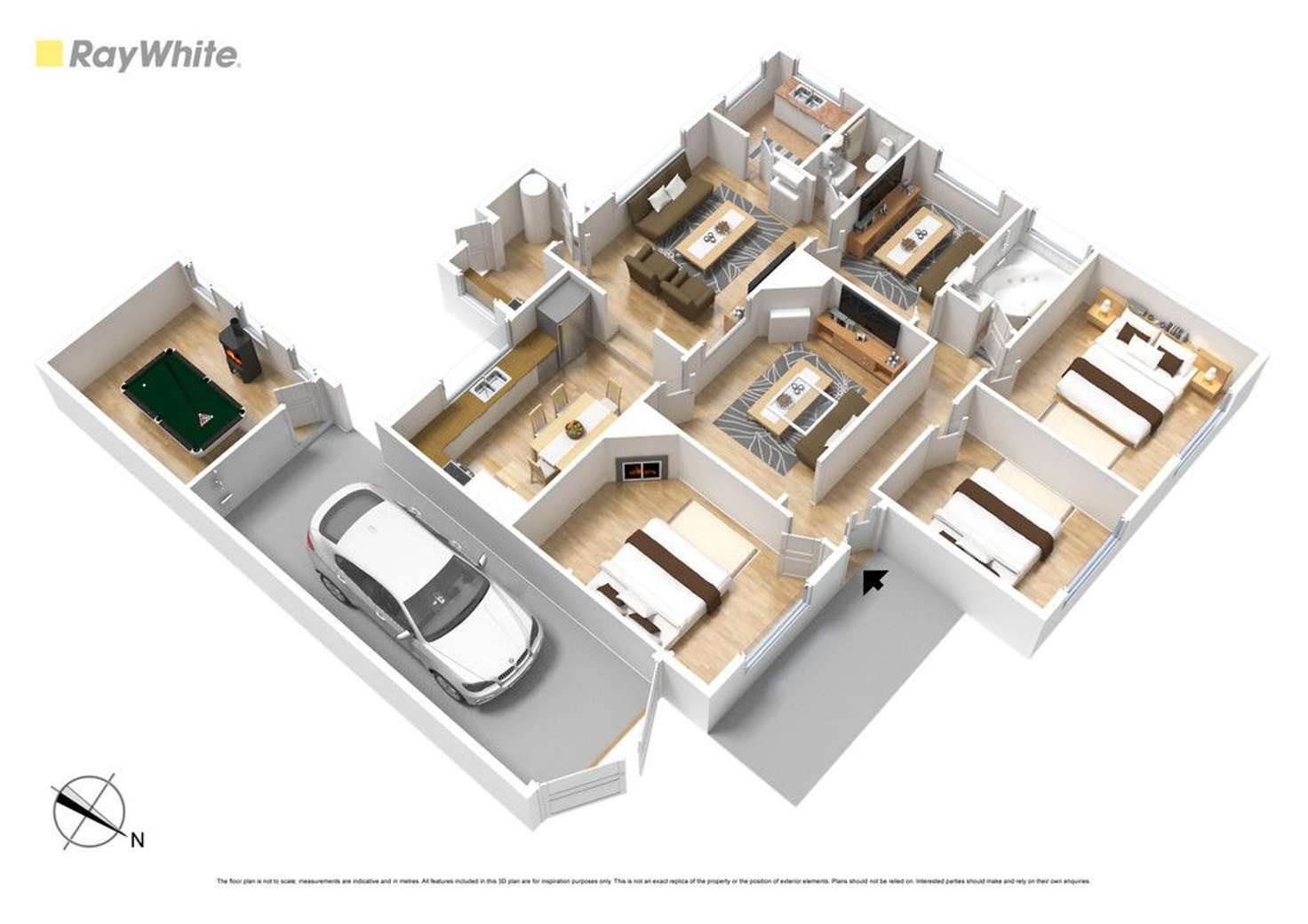 Floorplan of Homely house listing, 5 Naismith Street, Footscray VIC 3011