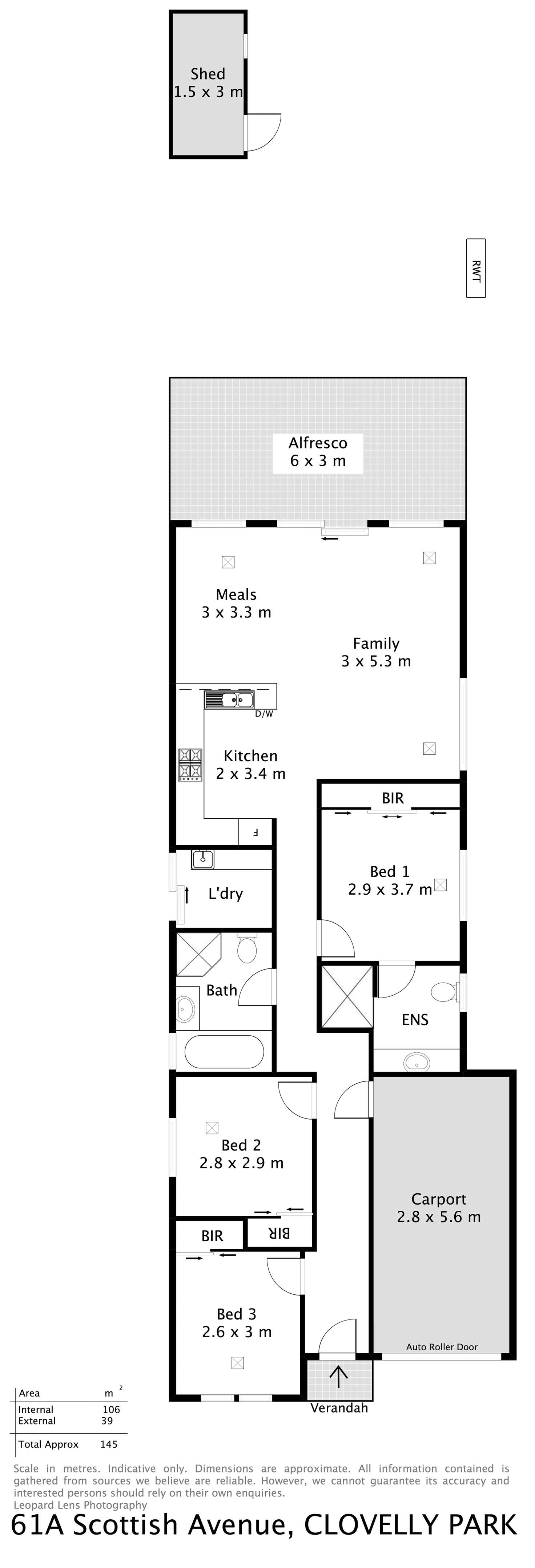 Floorplan of Homely house listing, 61A Scottish Avenue, Clovelly Park SA 5042