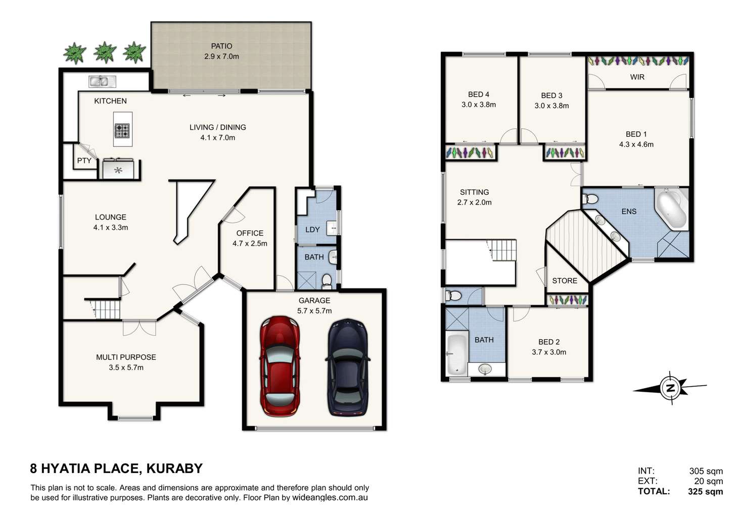 Floorplan of Homely house listing, 8 Hatia Place, Kuraby QLD 4112