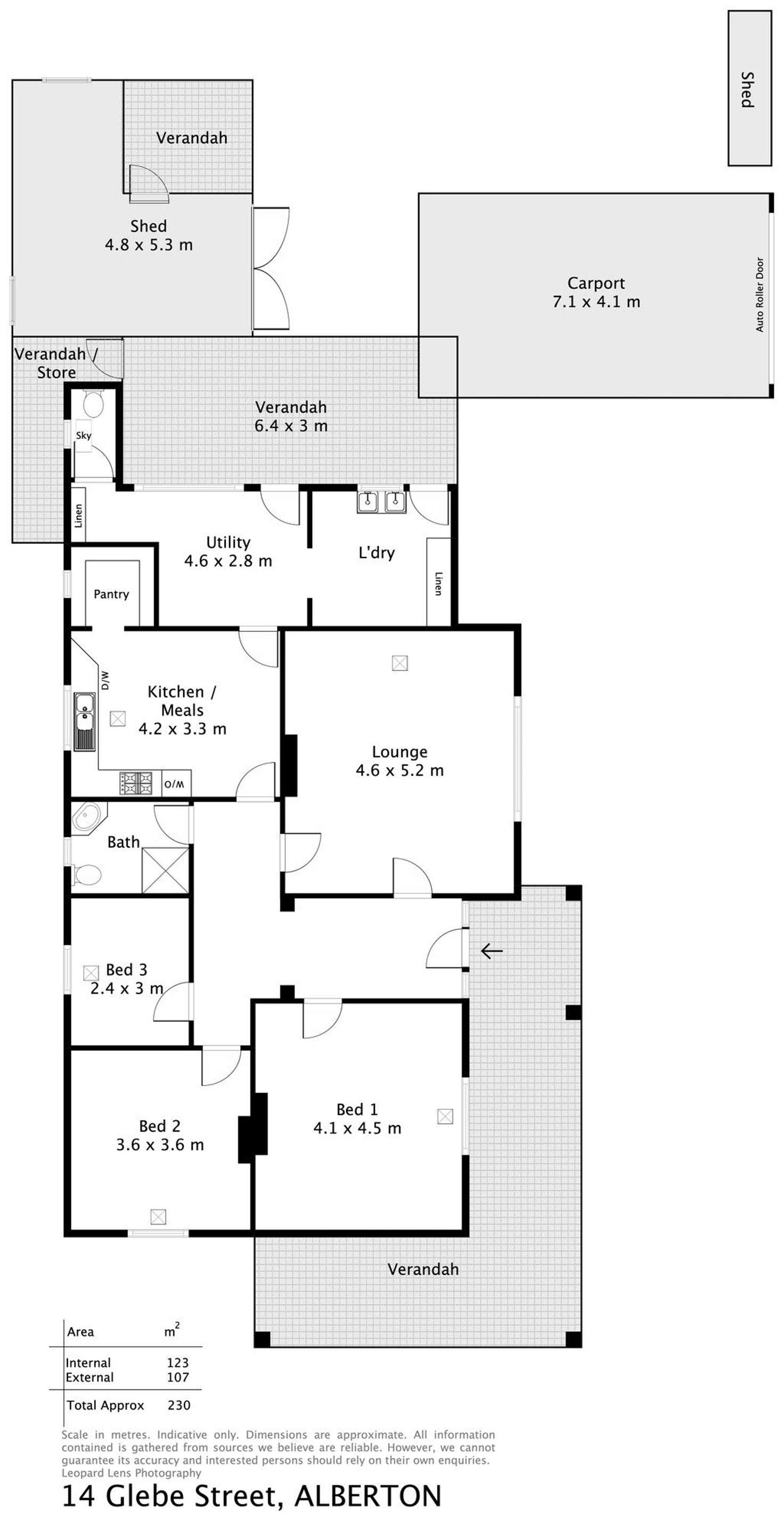 Floorplan of Homely house listing, 14 Glebe Street, Alberton SA 5014