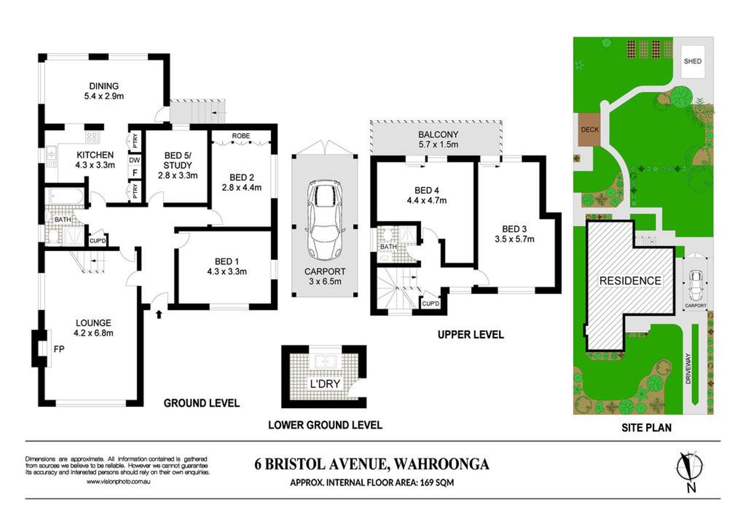 Floorplan of Homely house listing, 6 Bristol Avenue, Wahroonga NSW 2076