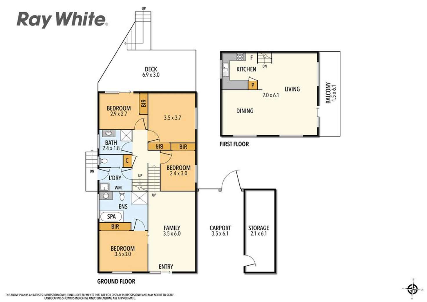 Floorplan of Homely house listing, 47 First Avenue, Cape Woolamai VIC 3925