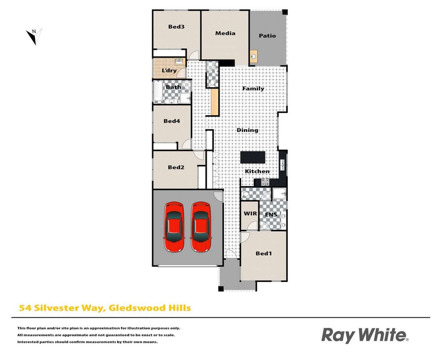 Floorplan of Homely house listing, 54 Silvester Way, Gledswood Hills NSW 2557