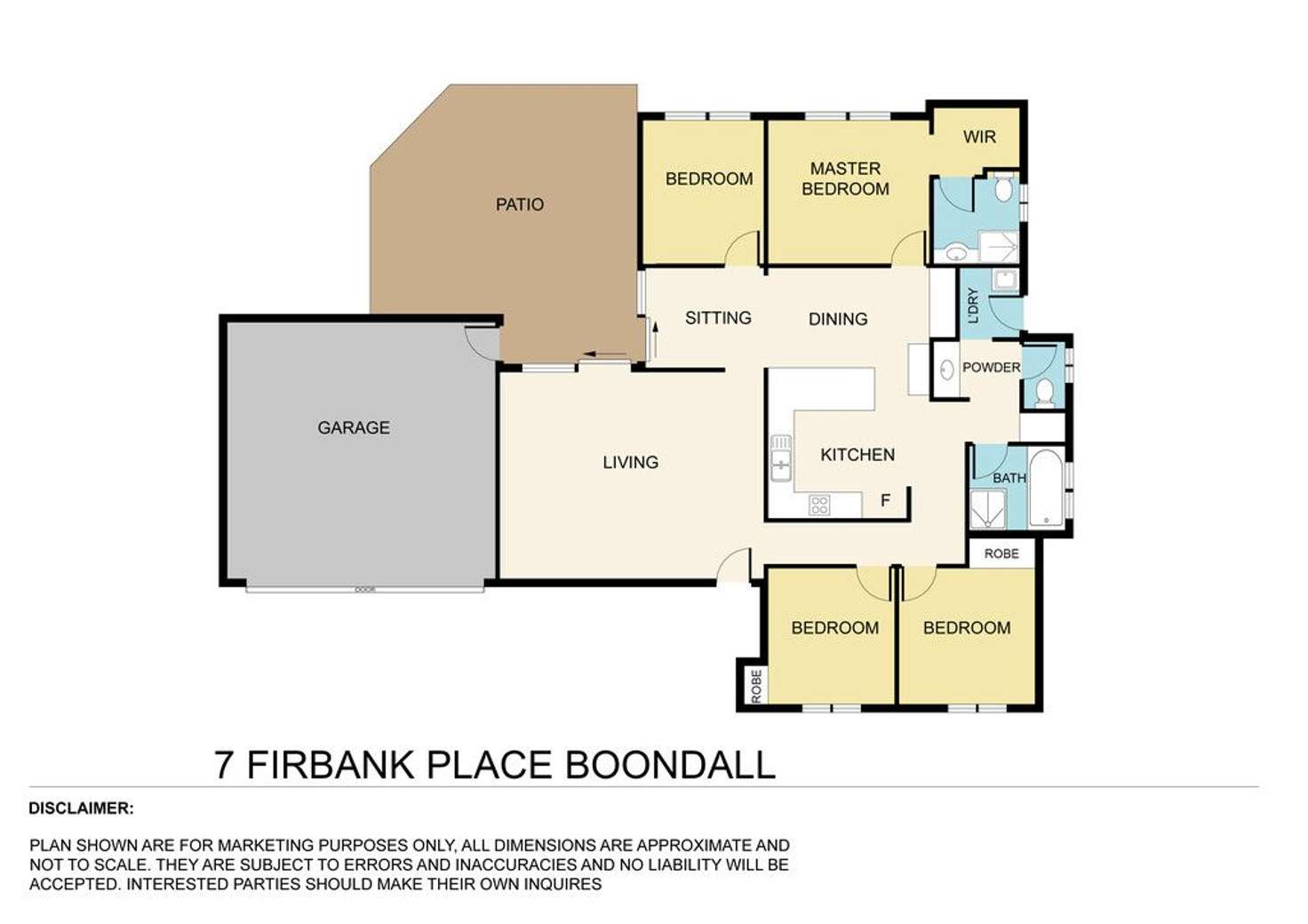 Floorplan of Homely house listing, 7 Firbank Place, Boondall QLD 4034