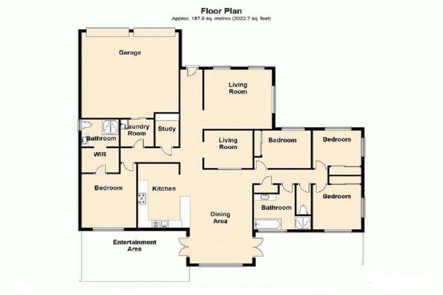 Floorplan of Homely house listing, 43 Oxford Crescent, Bridgeman Downs QLD 4035