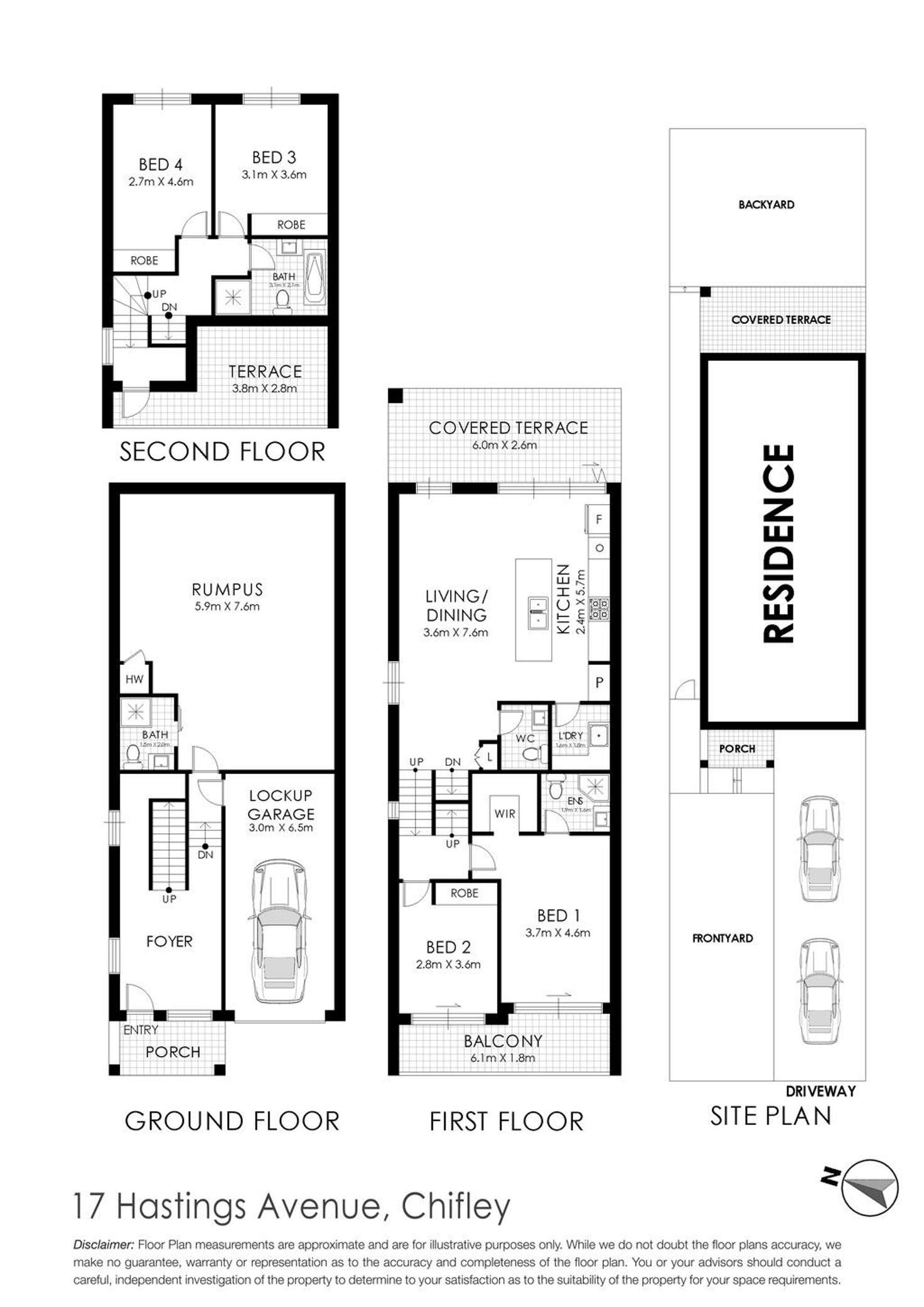 Floorplan of Homely house listing, 17 Hastings Avenue, Chifley NSW 2036