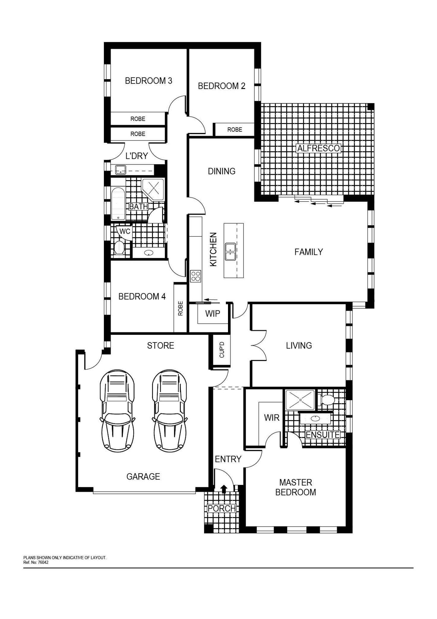 Floorplan of Homely house listing, 73 Overall Avenue, Casey ACT 2913