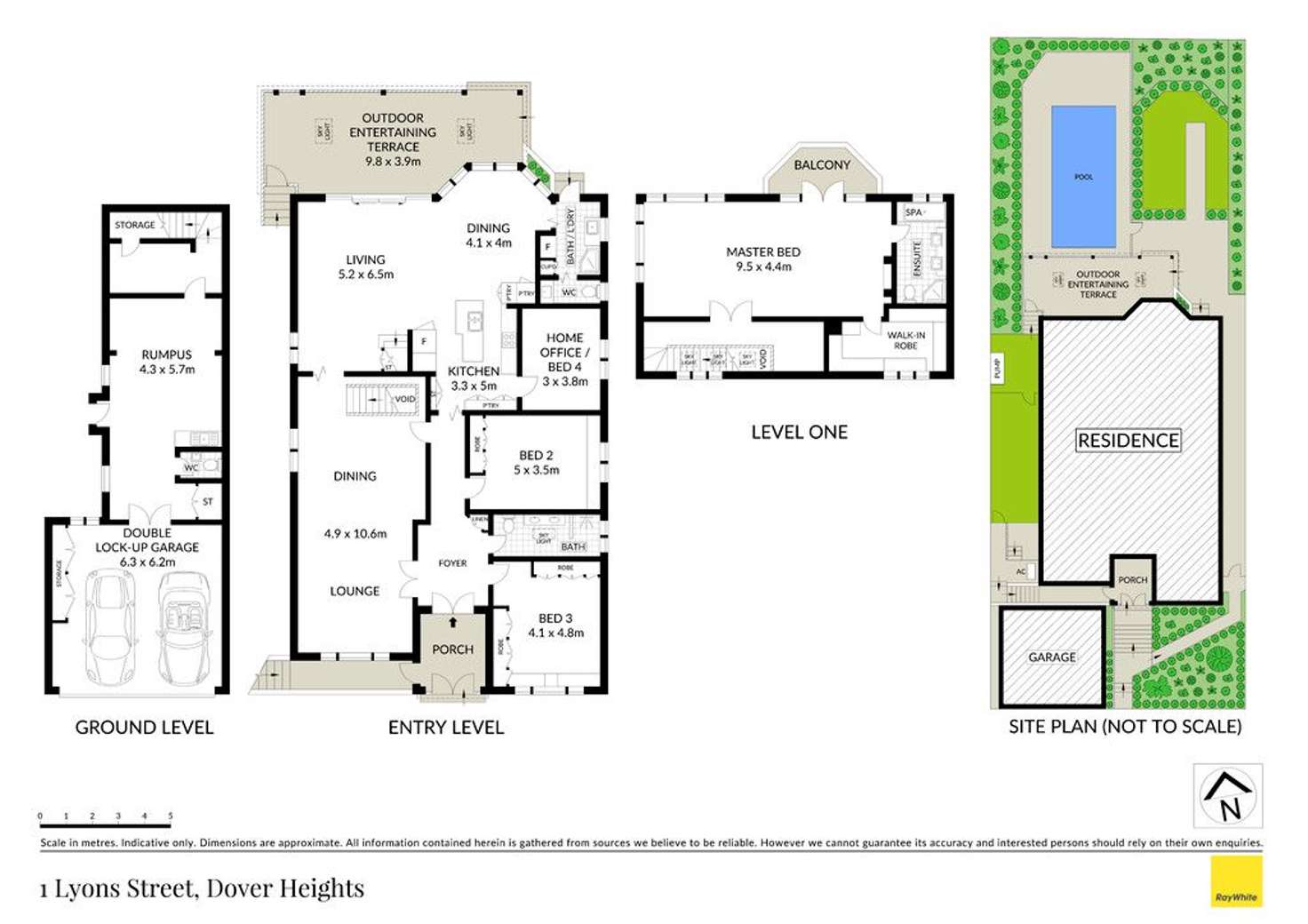 Floorplan of Homely house listing, 1 Lyons Street, Dover Heights NSW 2030