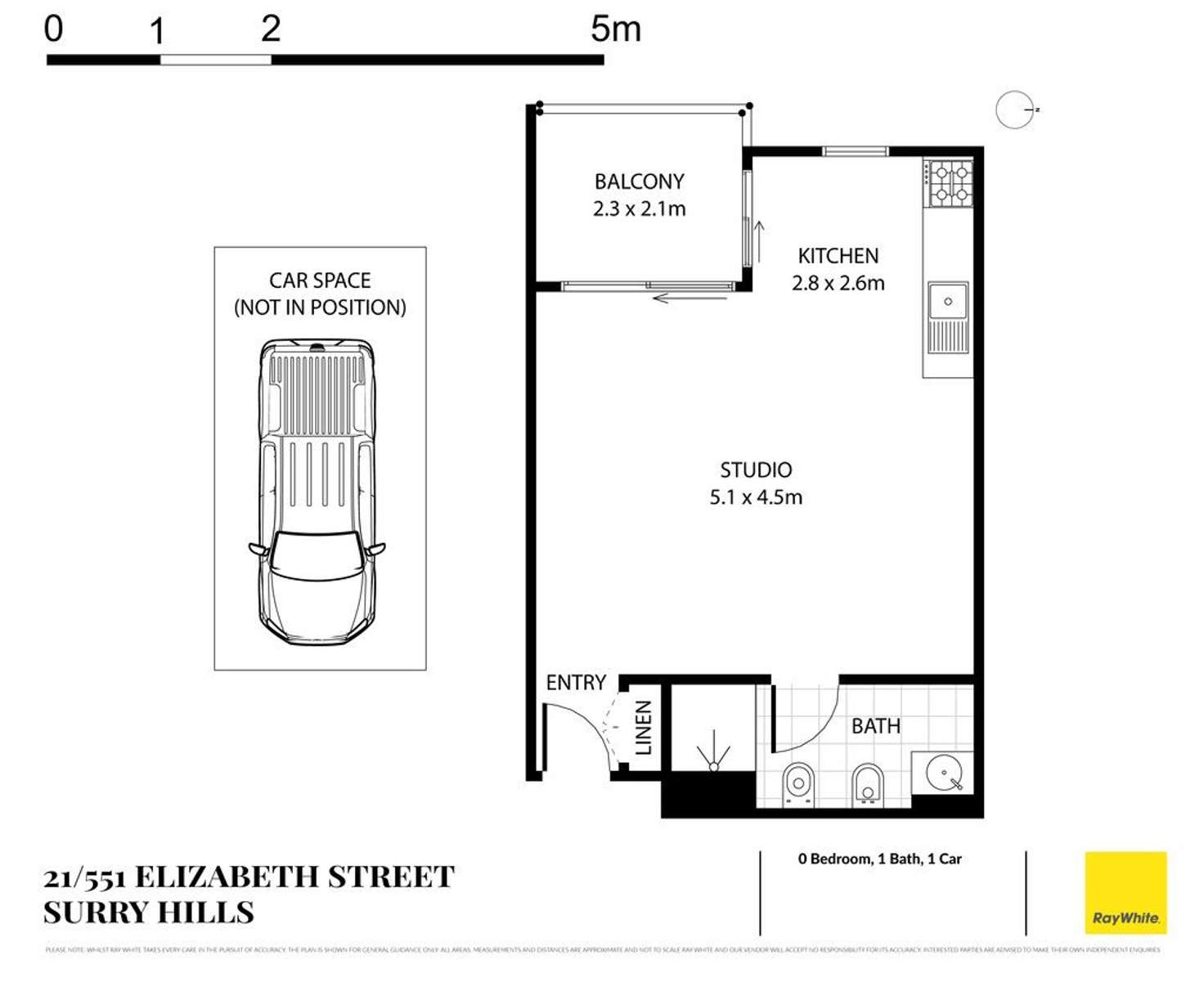 Floorplan of Homely apartment listing, 21/551 Elizabeth Street, Surry Hills NSW 2010