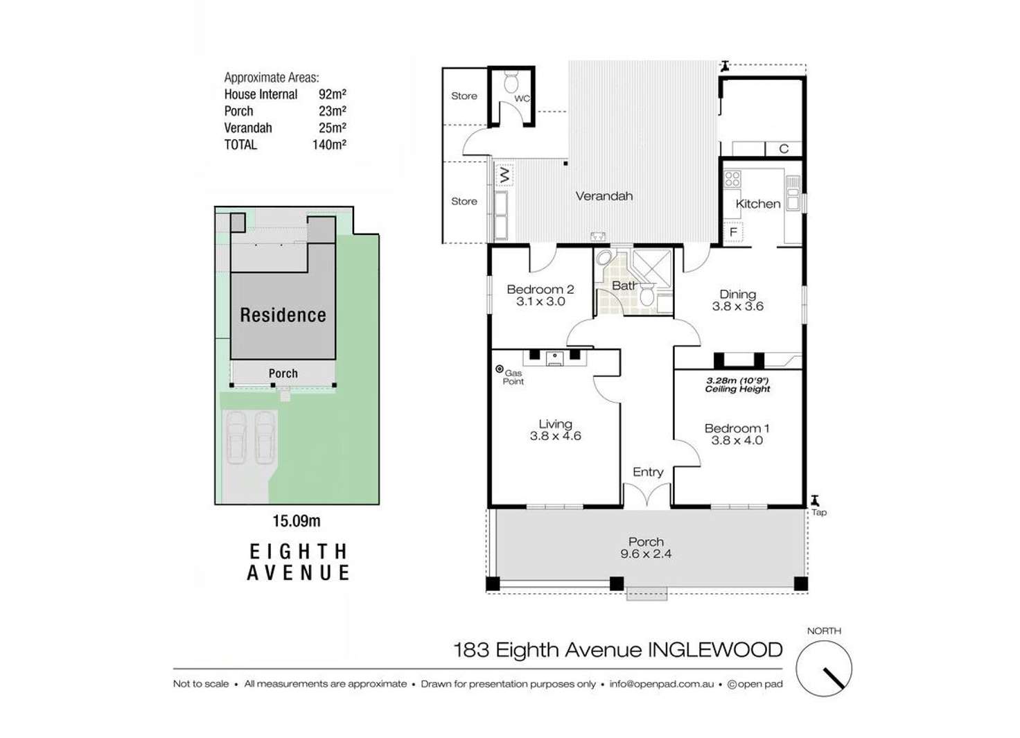 Floorplan of Homely house listing, 183 Eighth Avenue, Inglewood WA 6052