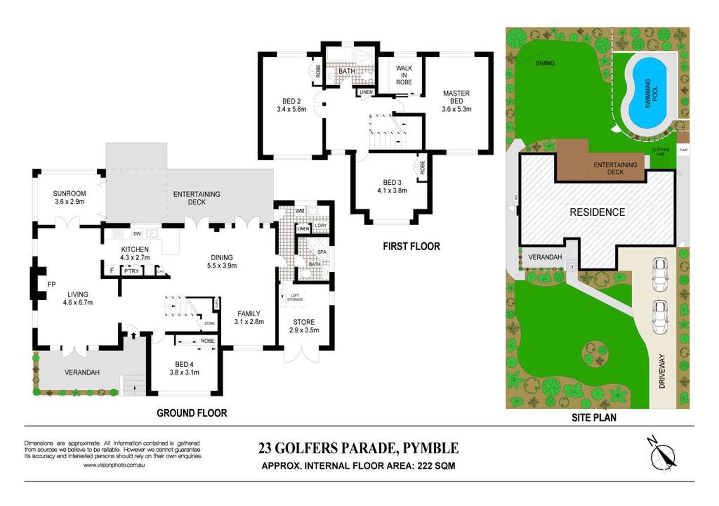 Floorplan of Homely house listing, 23 Golfers Parade, Pymble NSW 2073