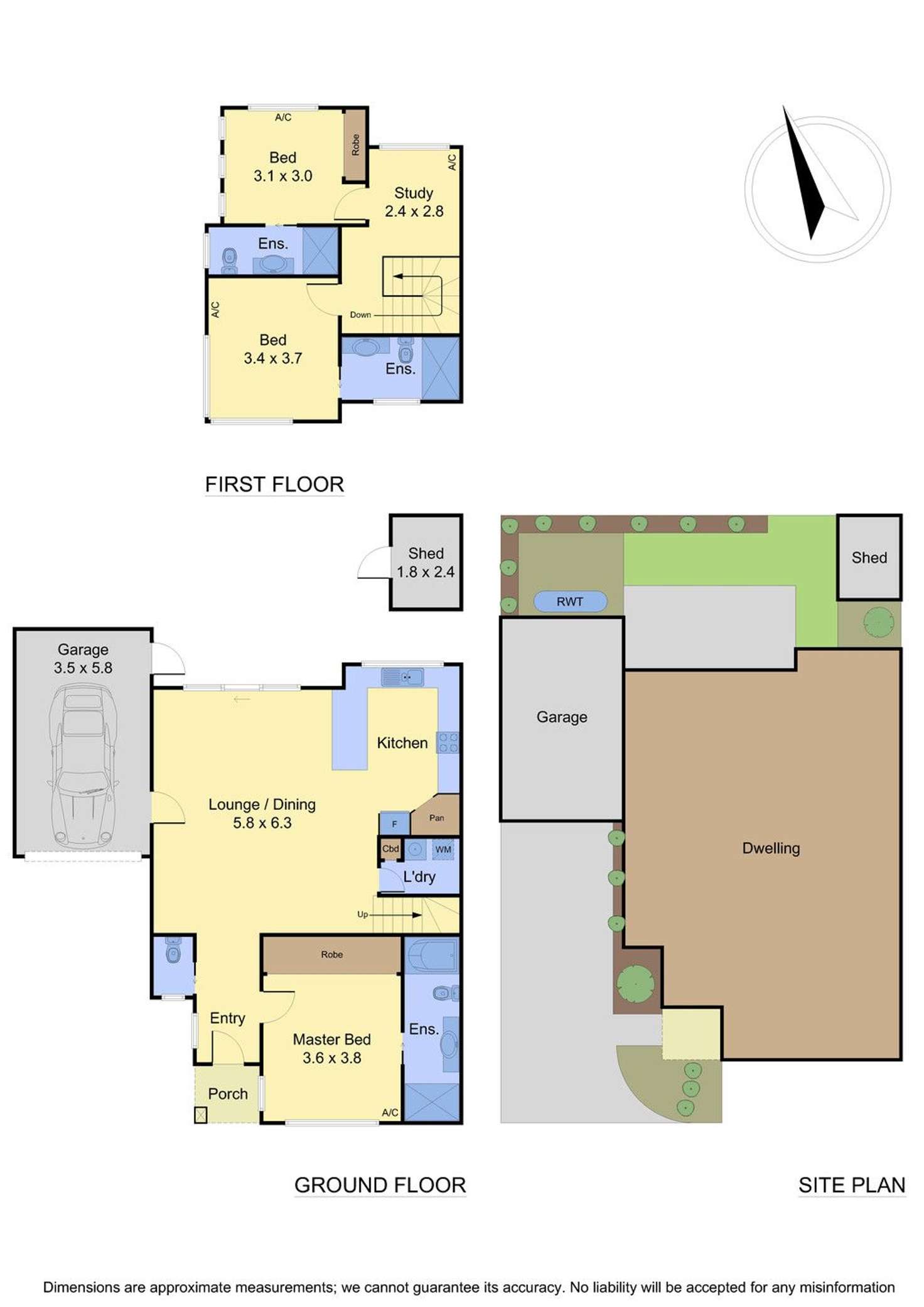 Floorplan of Homely townhouse listing, 4/10 Newbigin Street, Burwood VIC 3125