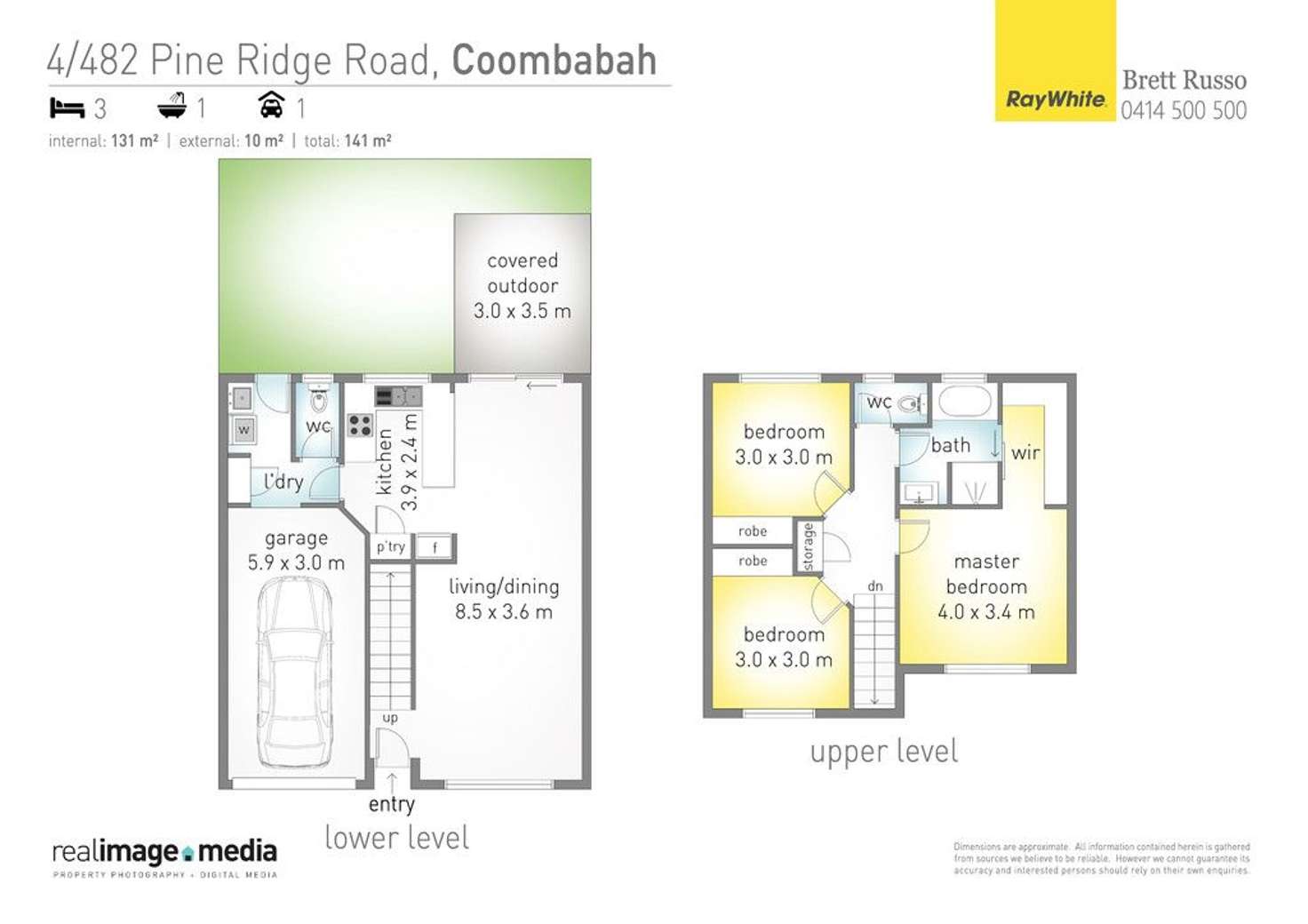 Floorplan of Homely townhouse listing, 4/482 Pine Ridge Road, Coombabah QLD 4216