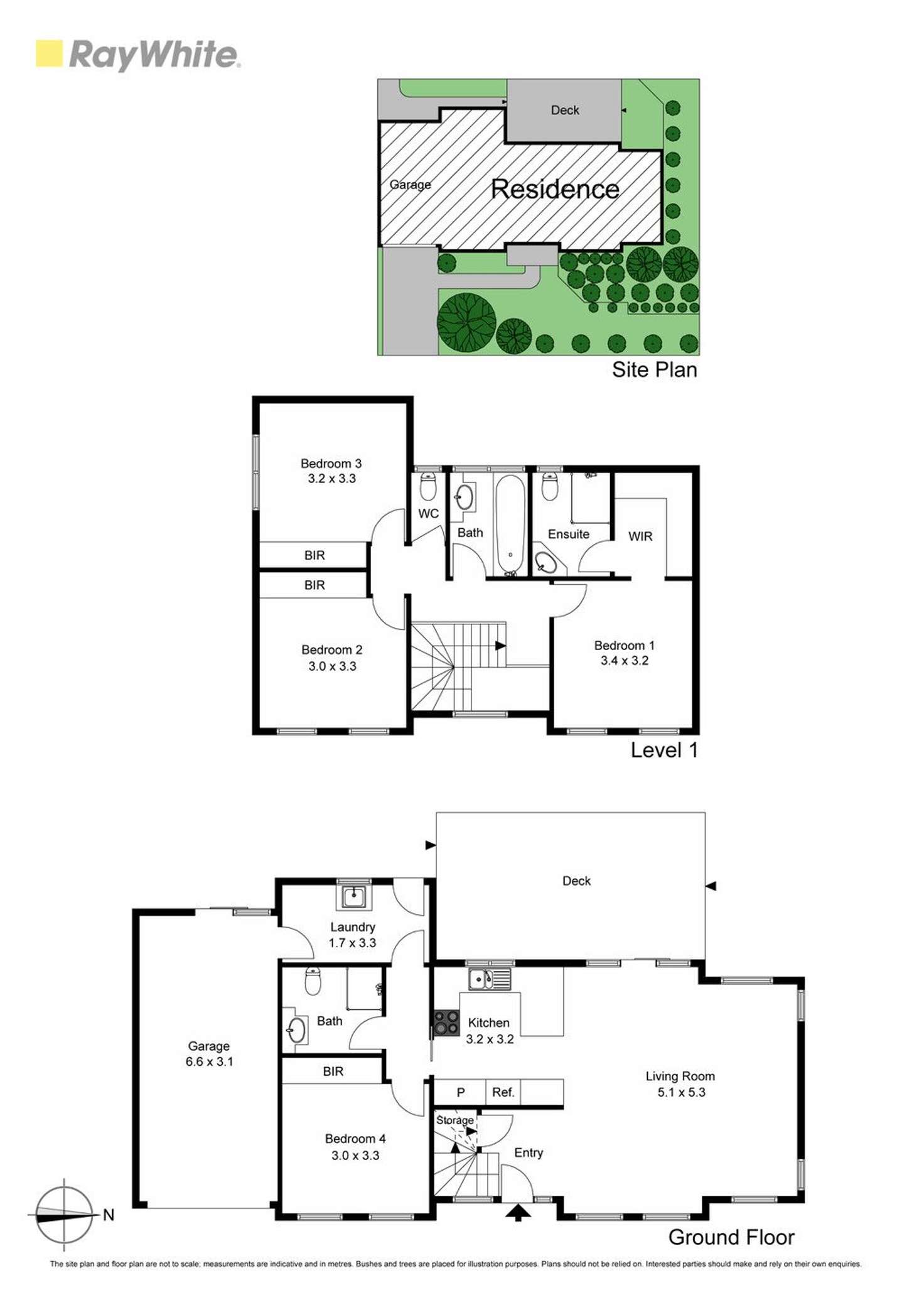 Floorplan of Homely townhouse listing, 1/3 Neerim Grove, Hughesdale VIC 3166