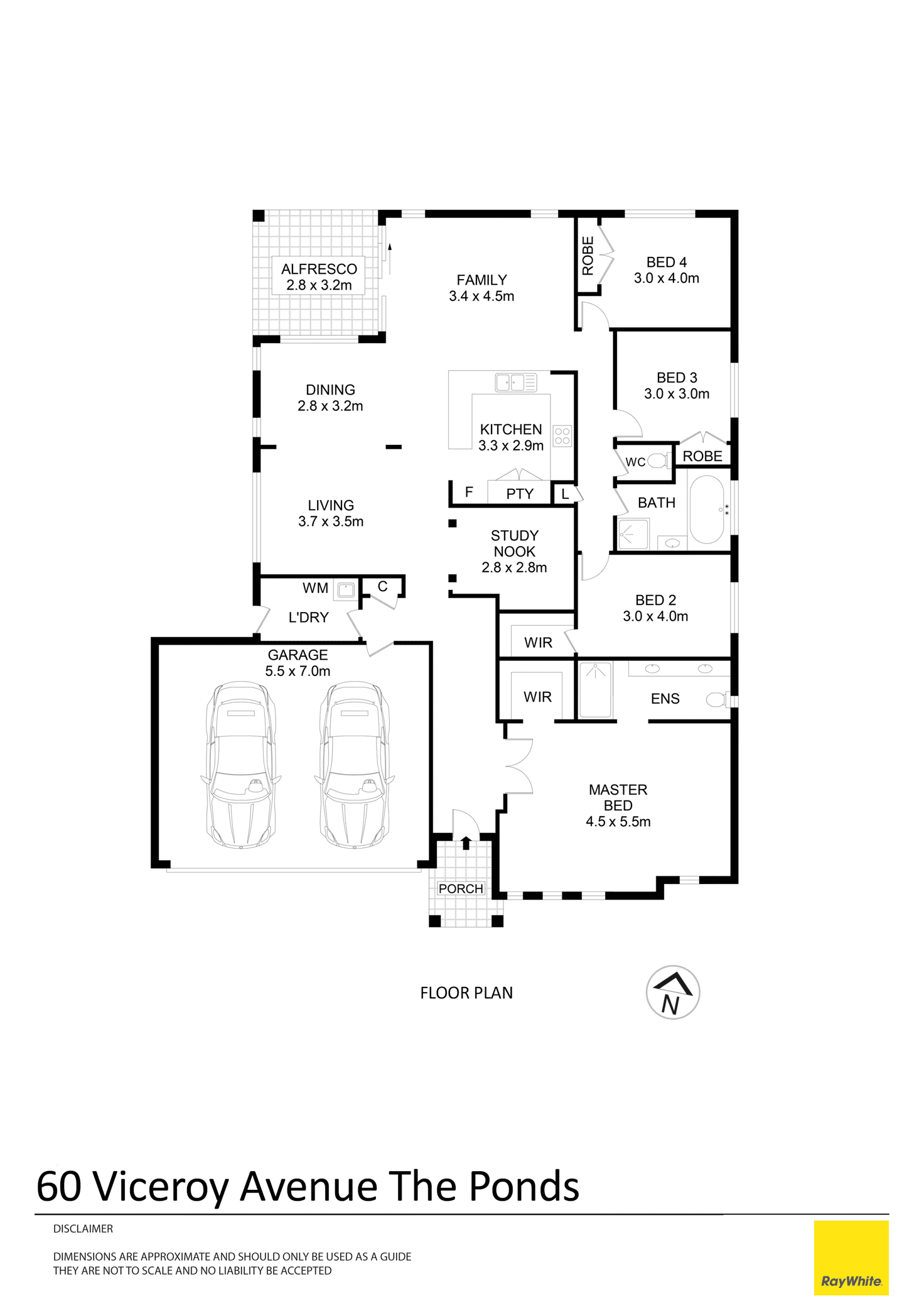 Floorplan of Homely house listing, 60 Viceroy Avenue, The Ponds NSW 2769