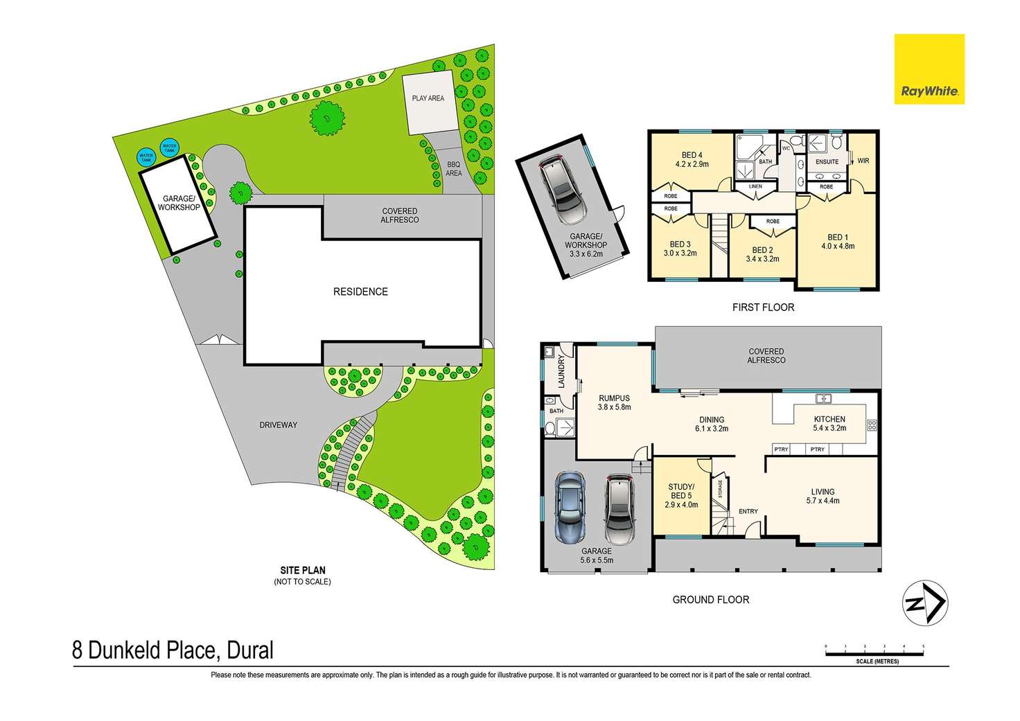 Floorplan of Homely house listing, 8 Dunkeld Place, Dural NSW 2158