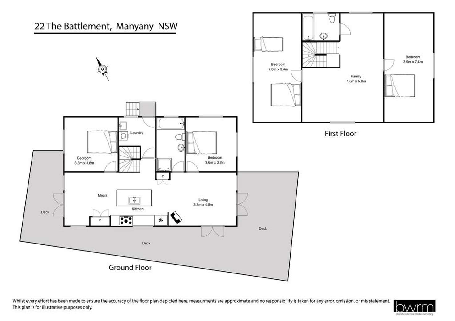 Floorplan of Homely house listing, 22 The Battlement, Manyana NSW 2539